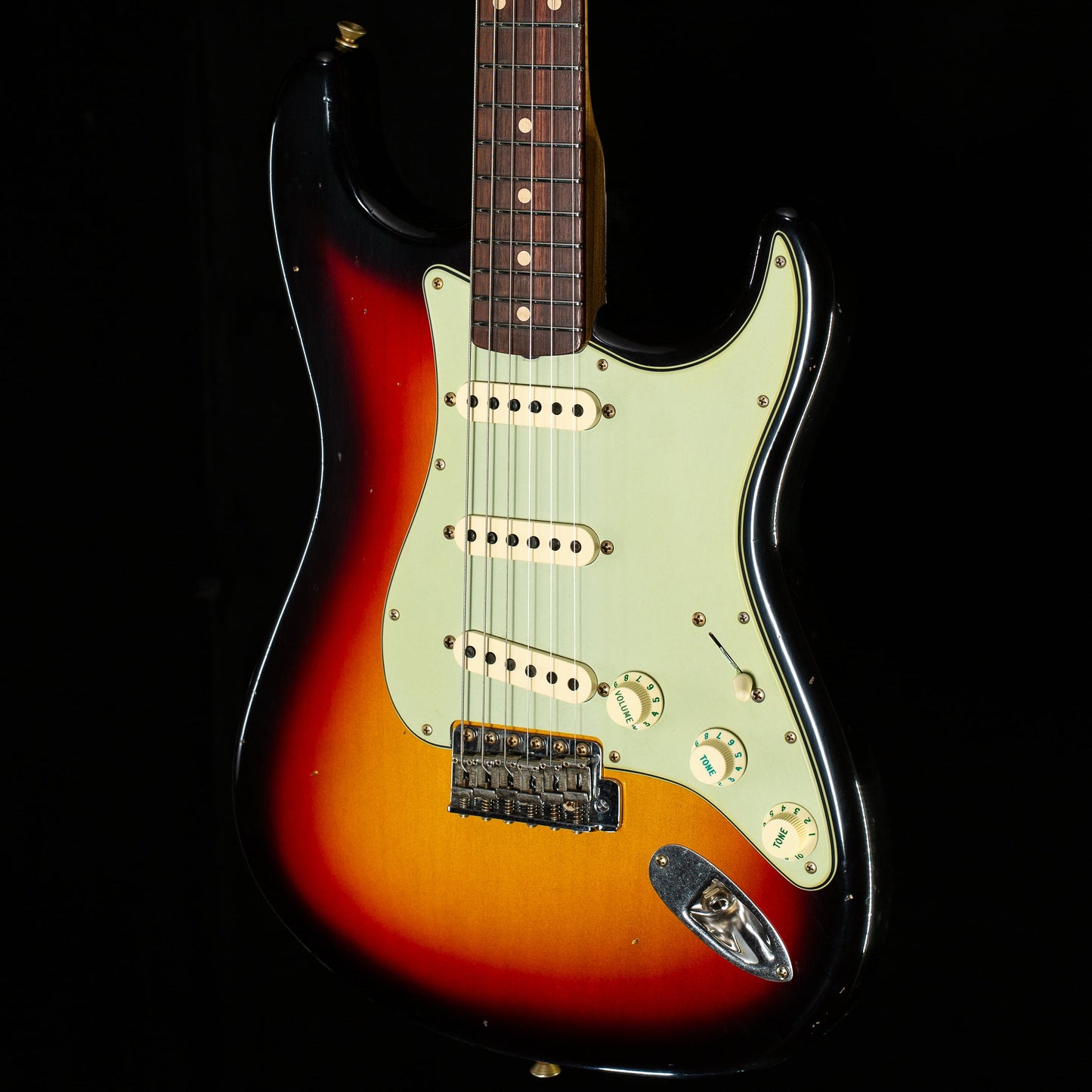 Fender Custom Shop Willcutt True '62 Stratocaster Journeyman Relic 3-Tone Sunburst 60s C (080)