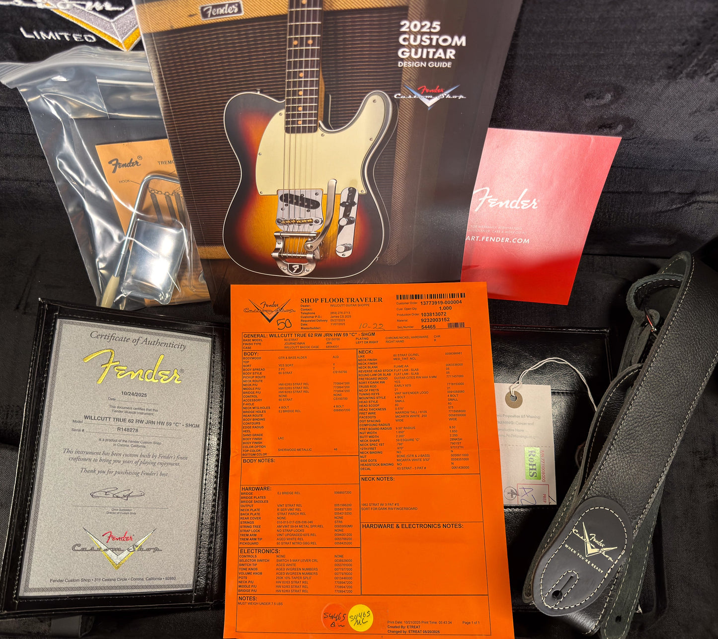 Fender Custom Shop Willcutt True '62 Journeyman Relic Sherwood Green Metallic 59 C  (278)