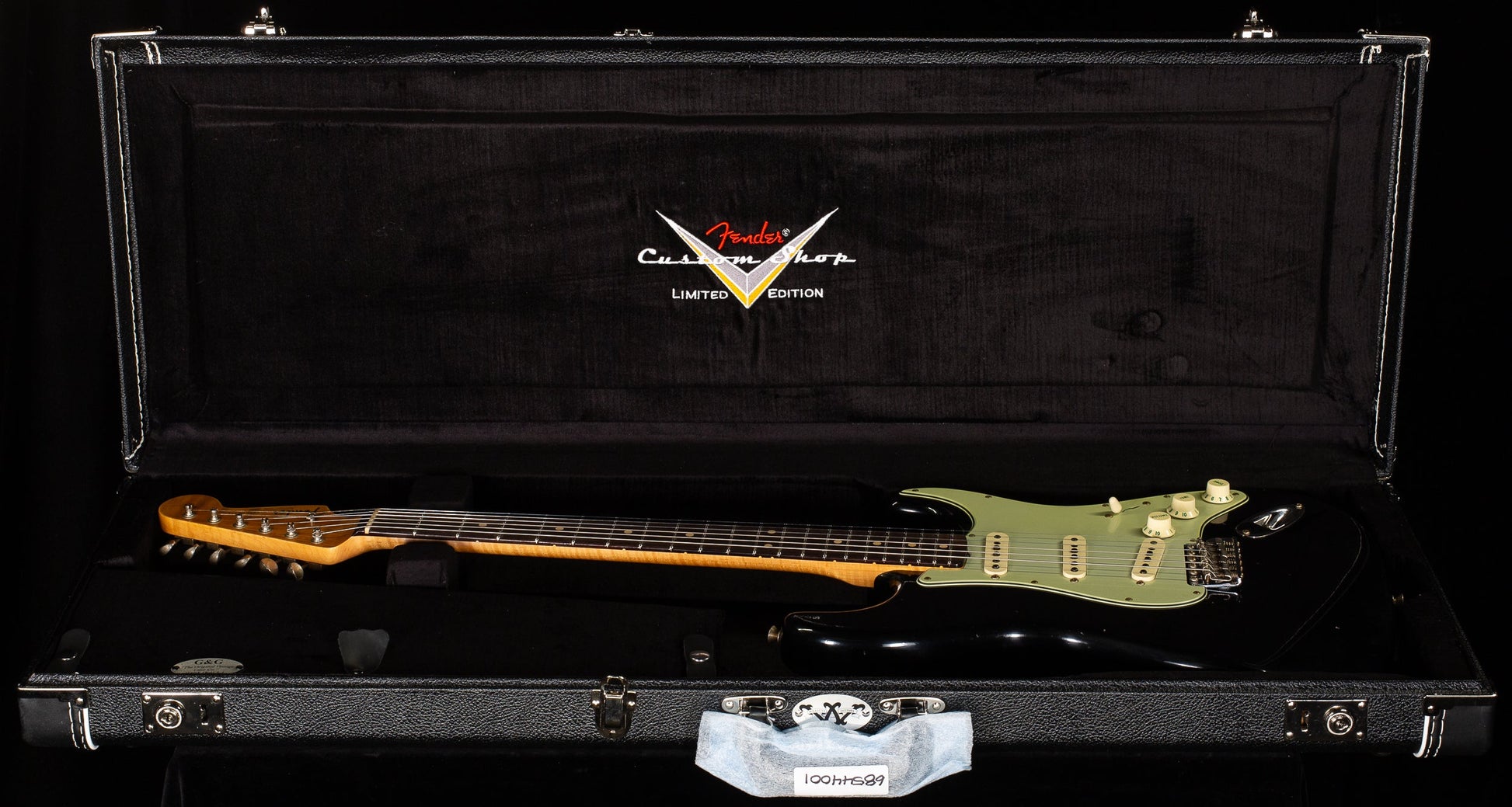 Fender Custom Shop Willcutt True '62 Journeyman Relic Black Large C (414)