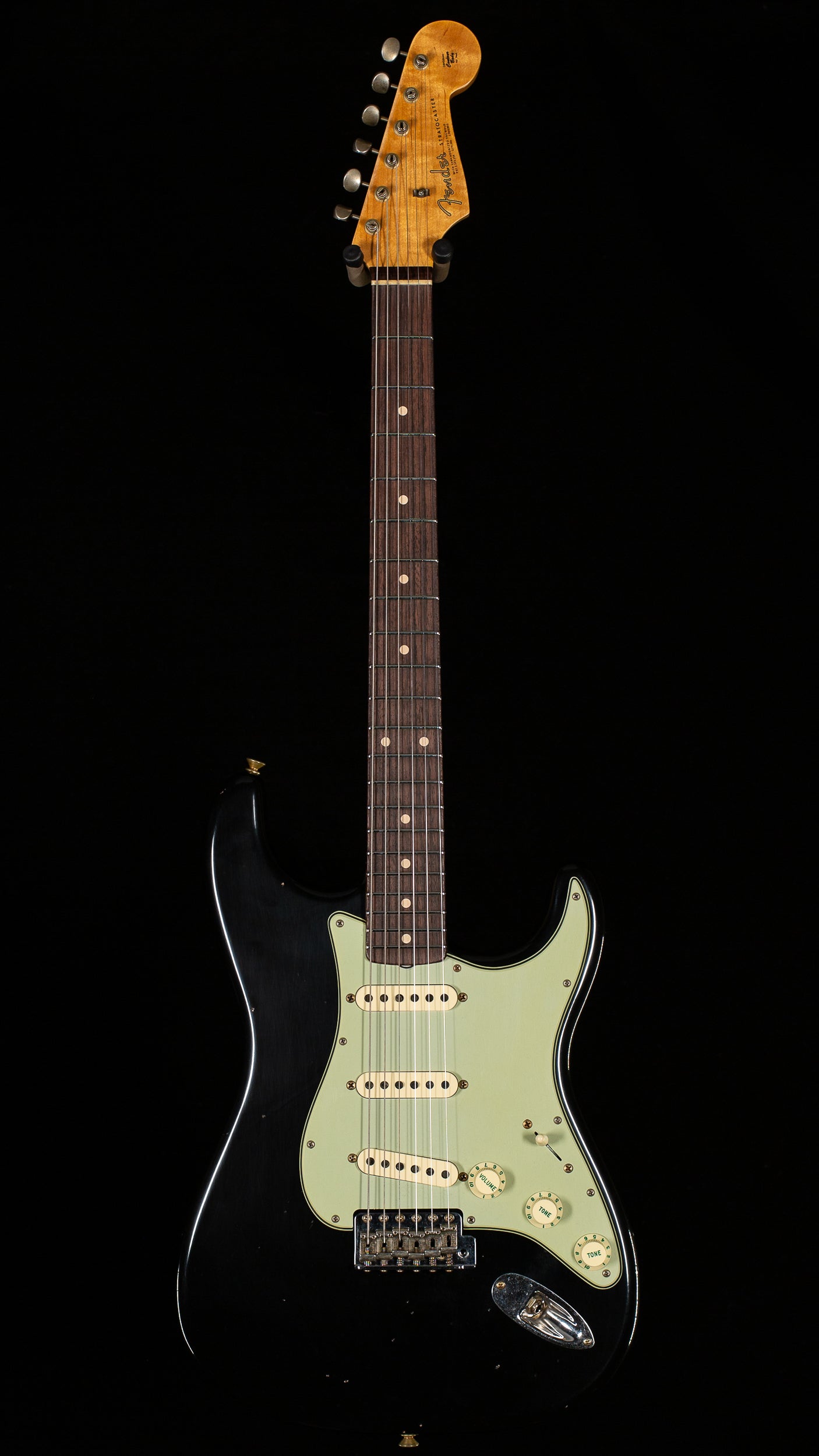 Fender Custom Shop Willcutt True '62 Stratocaster Journeyman Relic Black 60s C (493)