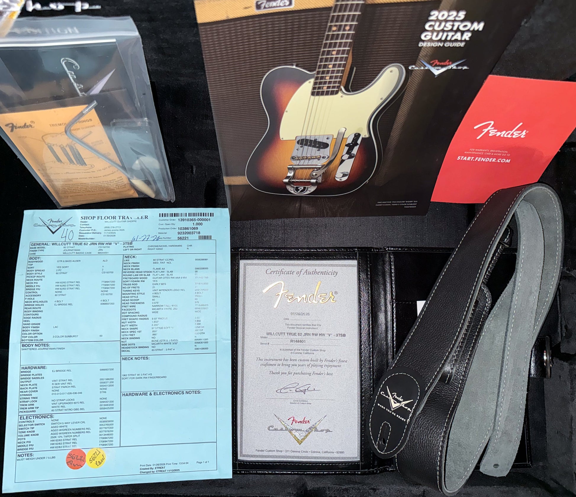 Fender Custom Shop Willcutt True '62 Stratocaster Journeyman Relic 3-Tone Sunburst '57 V (801)