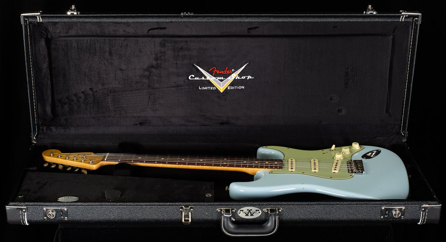 Fender Custom Shop Willcutt True '62 Journeyman Relic Faded Sonic Blue 59 C (841)