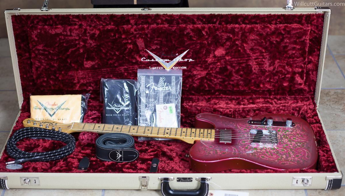 Fender Custom Shop Masterbuilt '68 Pink Paisley Tele Relic USED