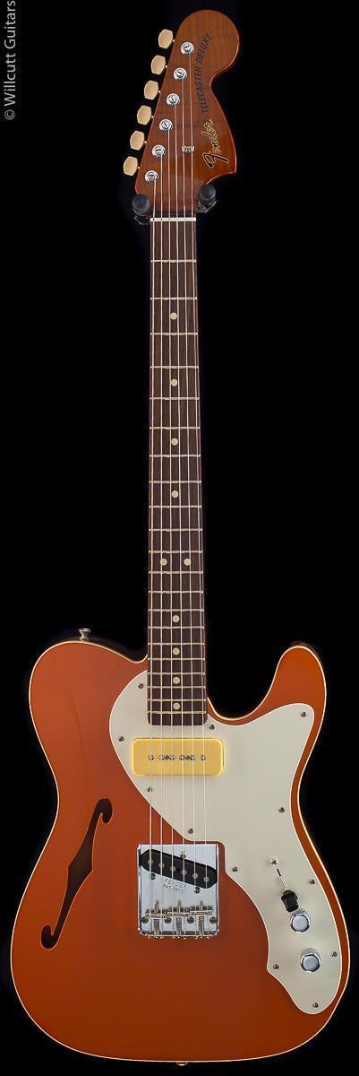 Fender Custom Shop Thinline Telecaster Deluxe NOS Bound Orange Top (292)