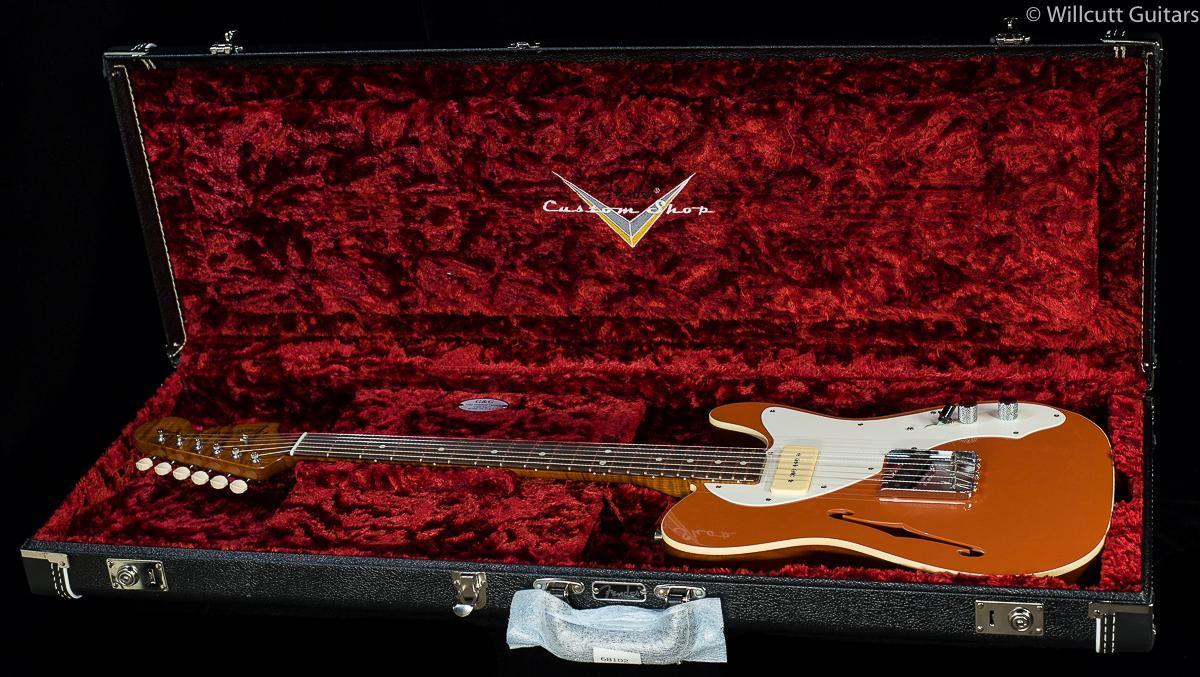 Fender Custom Shop Thinline Telecaster Deluxe NOS Bound Orange Top (292)