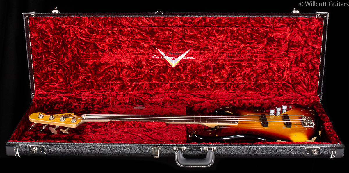 Fender Custom Shop Jaco Pastorius Tribute Jazz Bass 3-Color Sunburst (679)