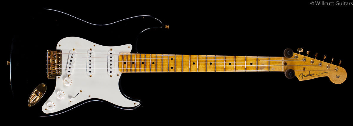 Fender Custom Shop '57 "Refin" Strat Black Willcutt Limited (648)