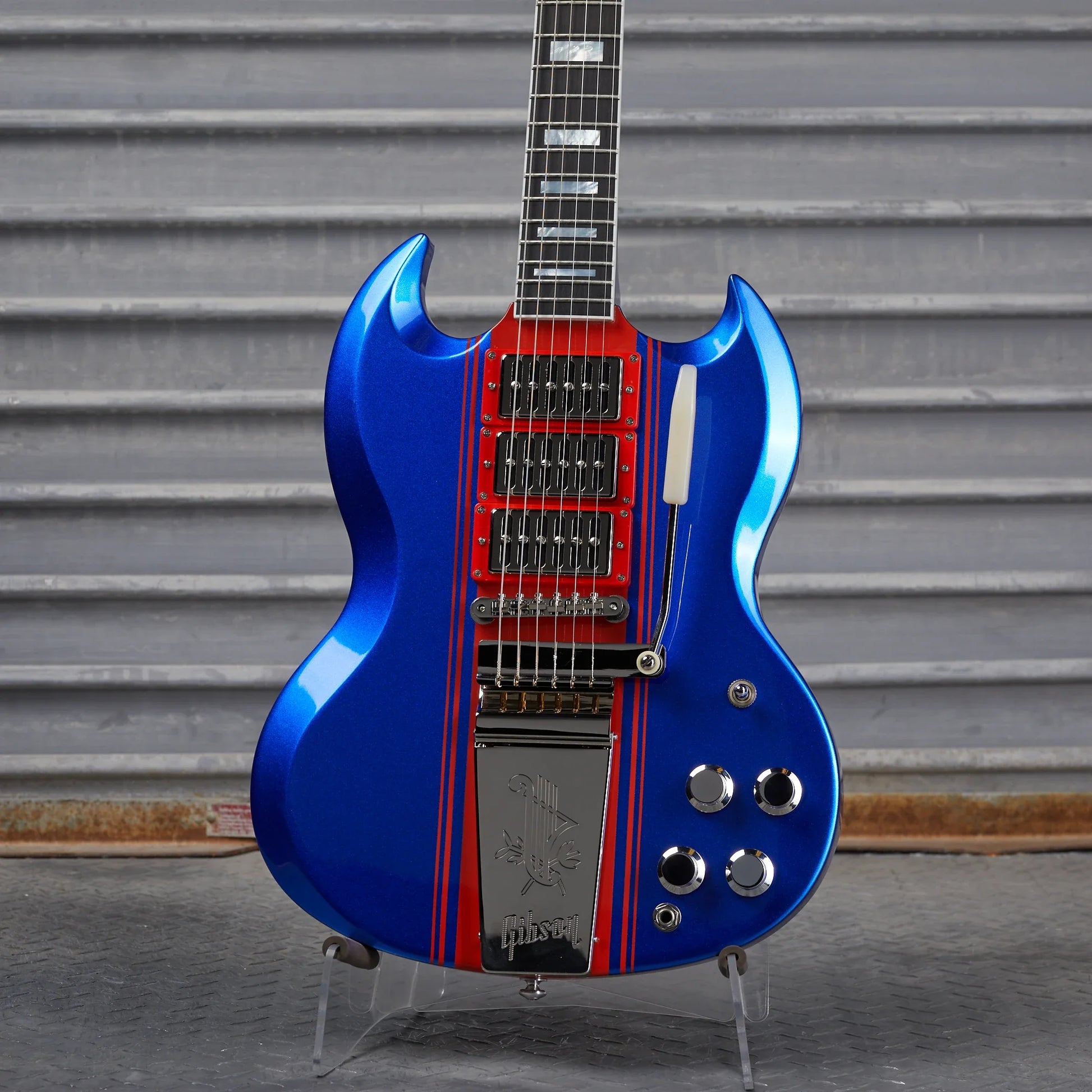 Gibson Mod™ Collection 1963 Les Paul SG Custom Reissue, Blue Sprint | Gibson Mod™ Collection
