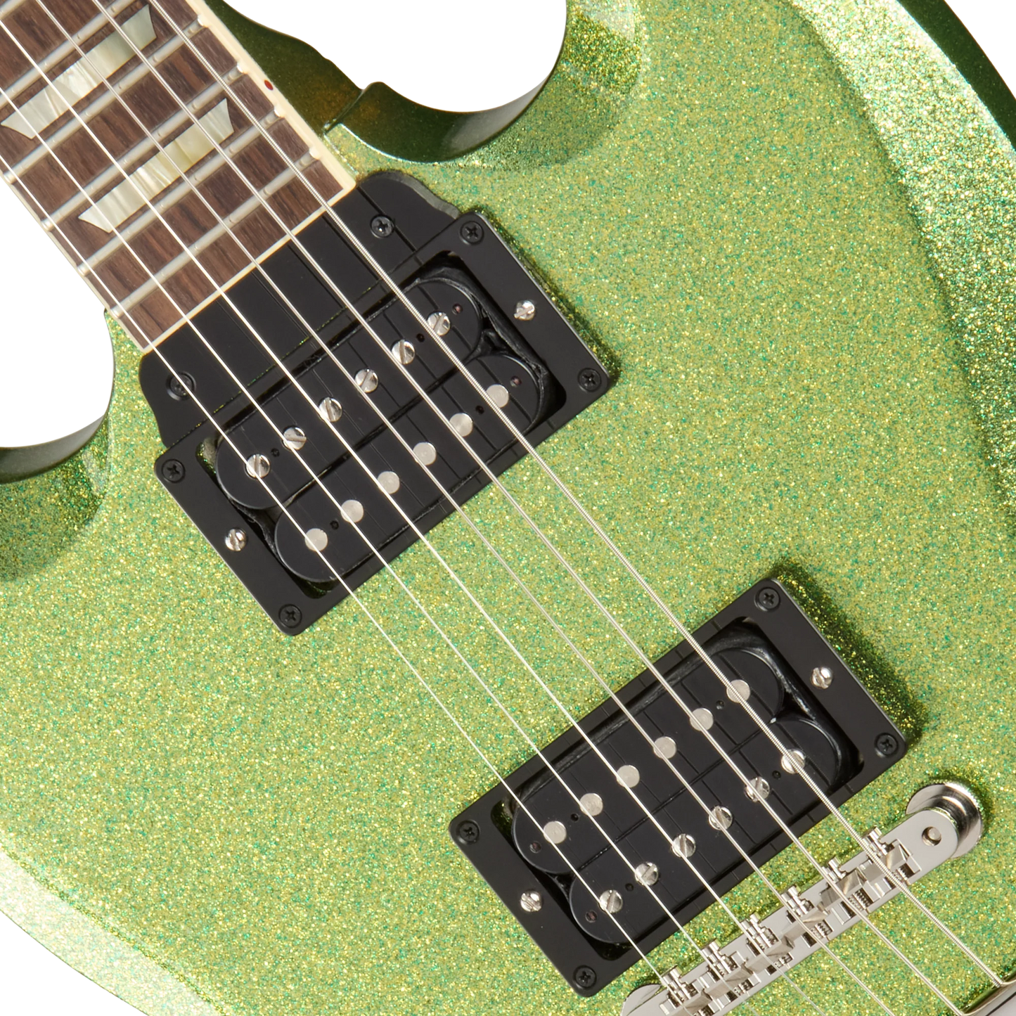 Gibson Mod™ Collection 1961 Les Paul SG Standard Reissue, Left-Handed, Chartreuse Sparkle