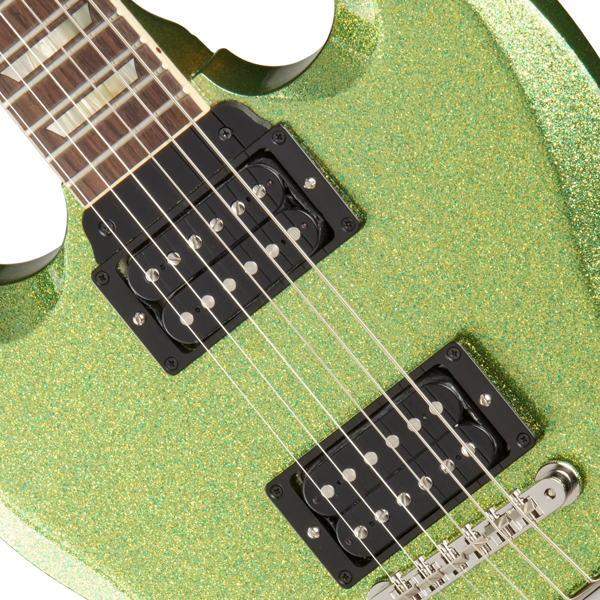 Gibson Mod™ Collection 1961 Les Paul SG Standard Reissue, Left-Handed, Chartreuse Sparkle