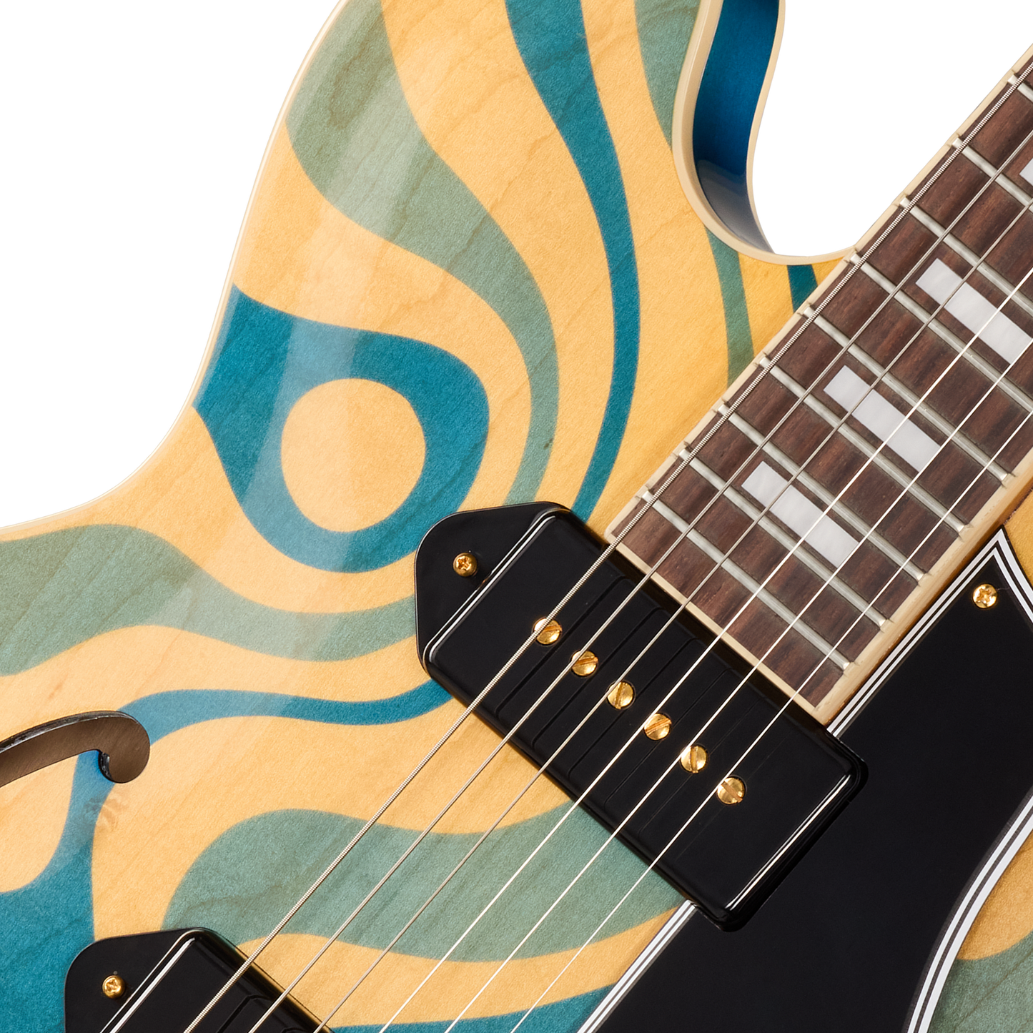 Gibson Mod™ Collection ES-330, Aqua Shag