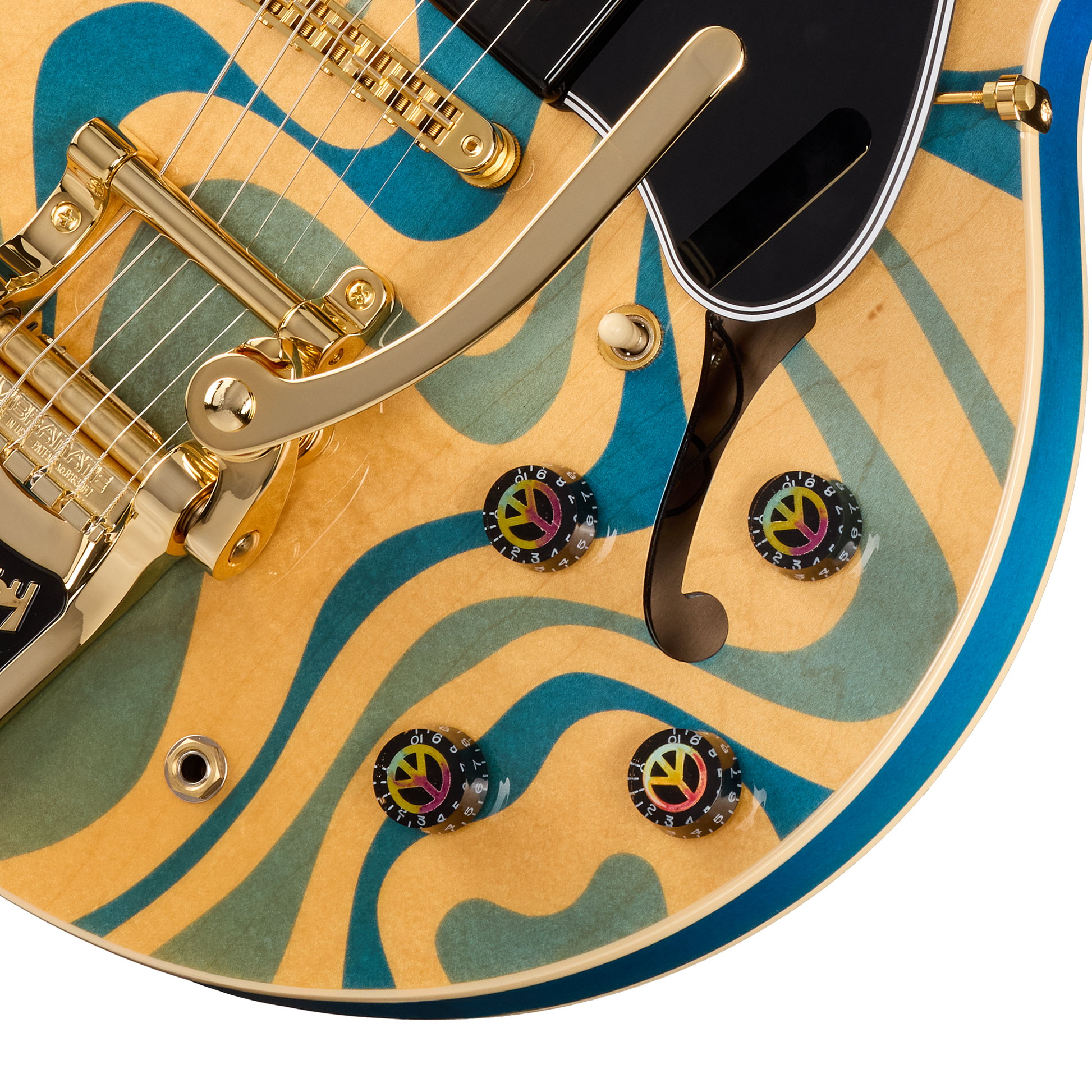 Gibson Mod™ Collection ES-330, Aqua Shag