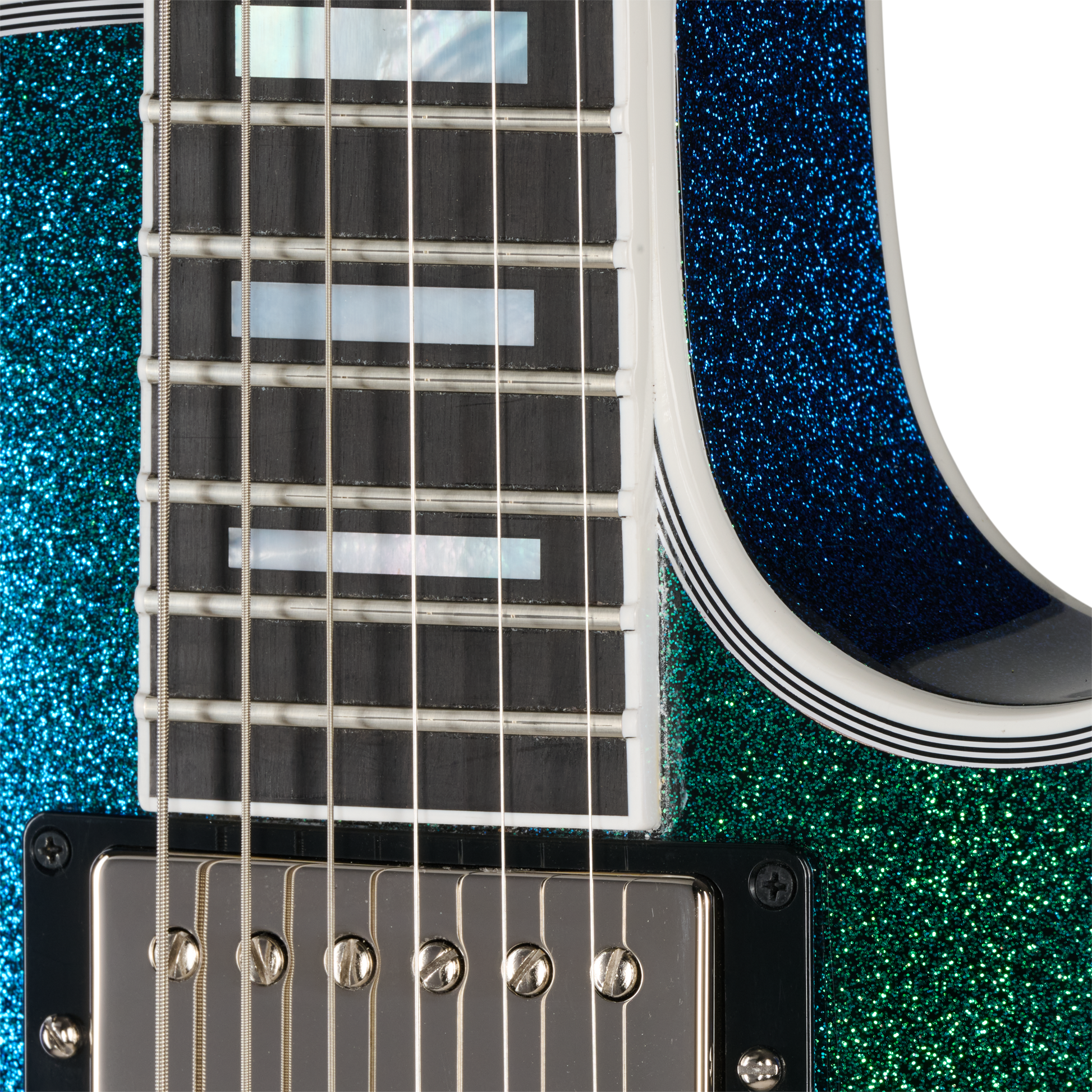 Gibson Mod™ Collection 1968 Les Paul Custom Reissue, Blue-Green Shift