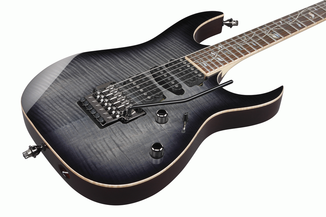 Ibanez RG8570 BRE J-Custom Electric Guitar, Black Rutile