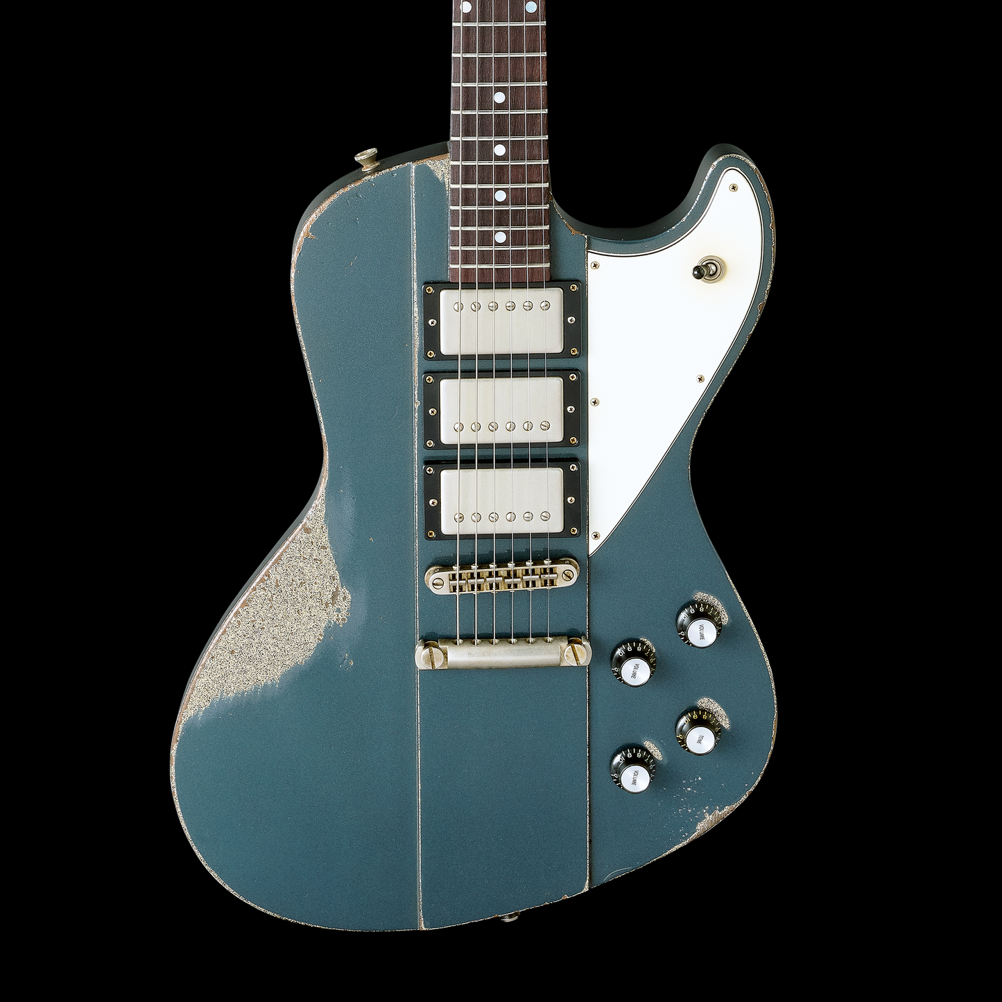 Rock N Roll Relics Revenge - Charcoal Frost Metallic over Gold Sparkle