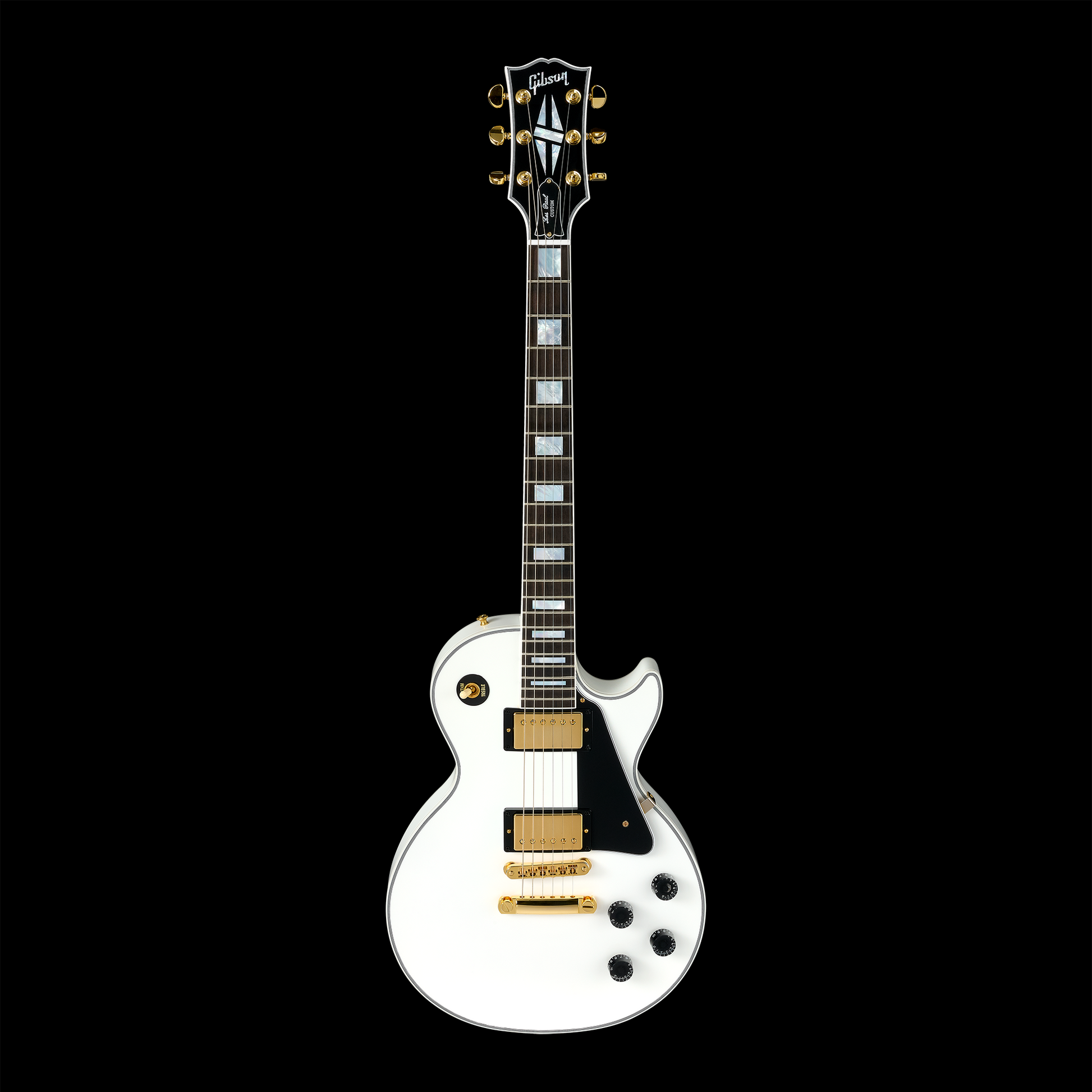 Gibson Les Paul Custom w/ Ebony Fingerboard Gloss - Alpine White