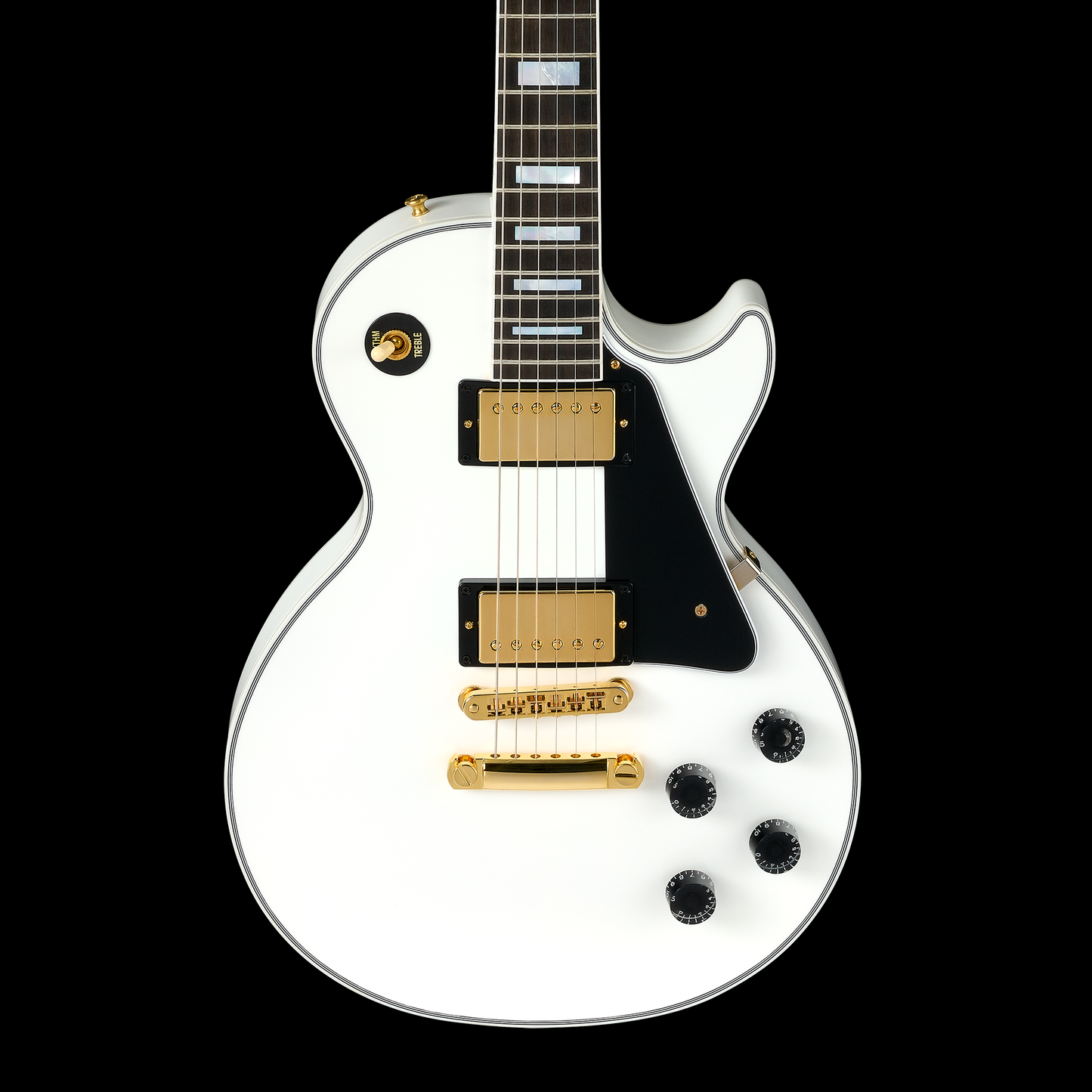 Gibson Les Paul Custom w/ Ebony Fingerboard Gloss - Alpine White