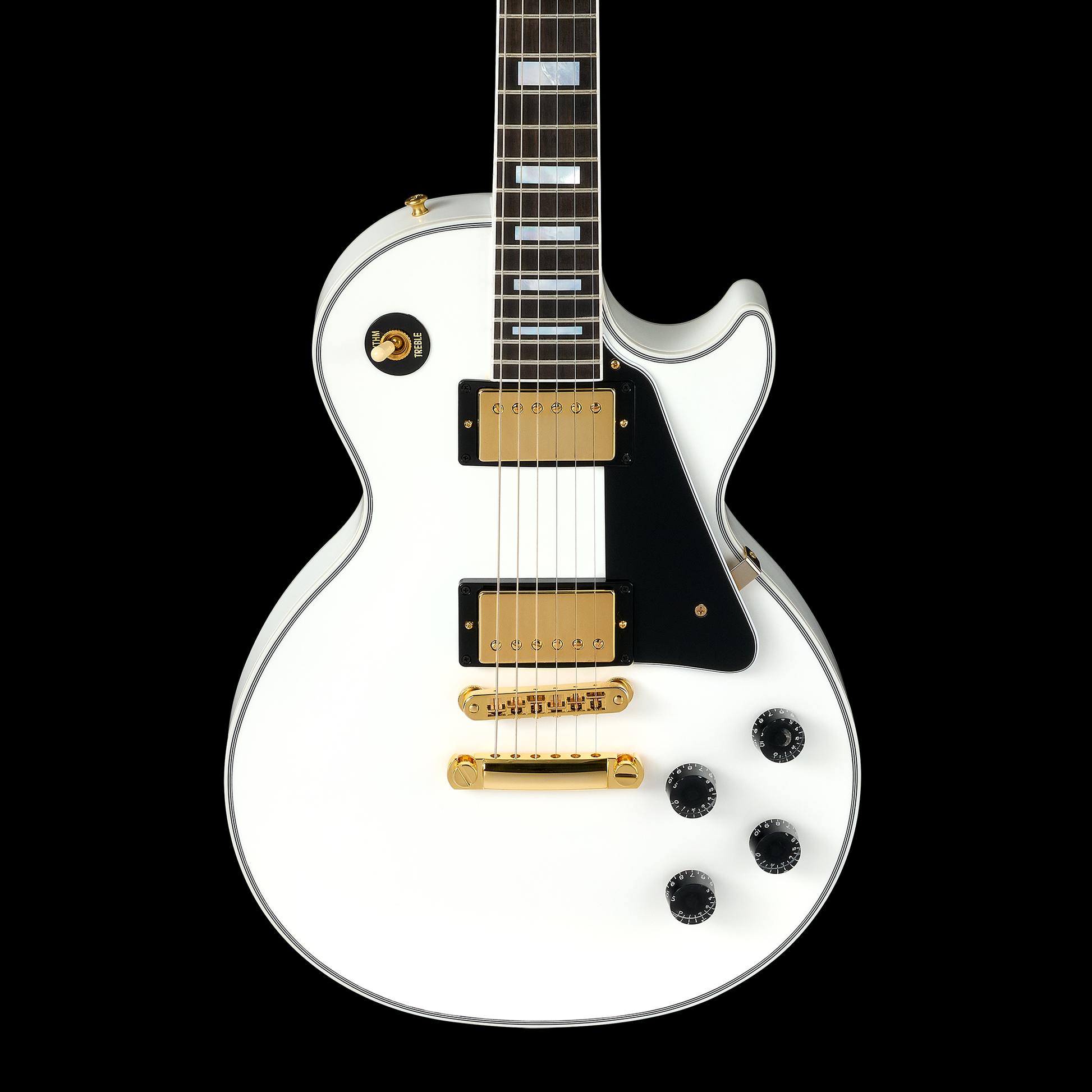 Gibson Les Paul Custom w/ Ebony Fingerboard Gloss - Alpine White