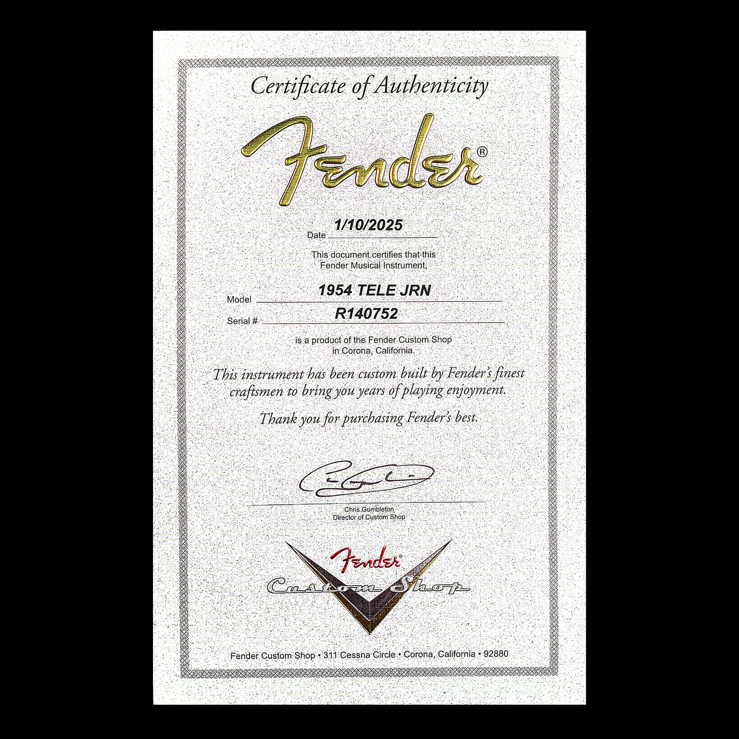 Fender Custom Shop 1954 RI Telecaster Journeyman Relic - Candy Tangerine