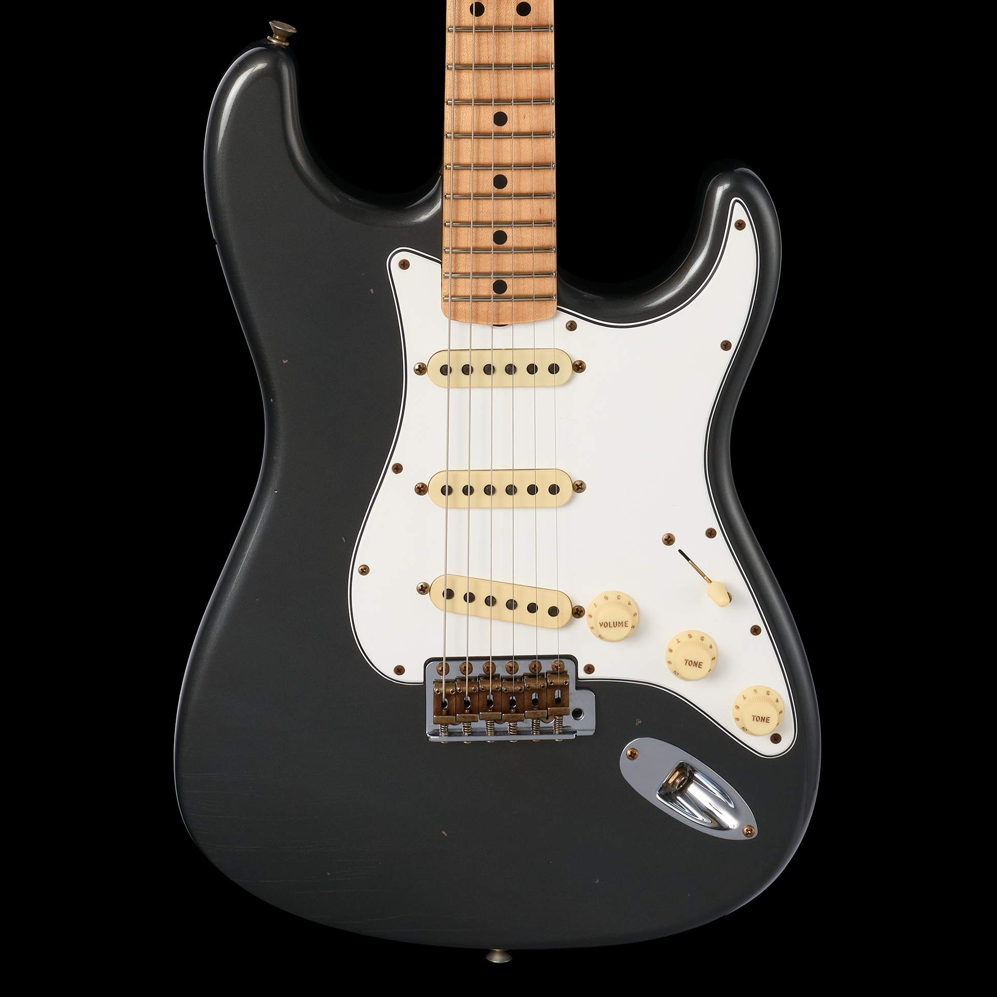 Fender Custom Shop 1969 RI Stratocaster Journeyman Relic - Charcoal Frost Metallic