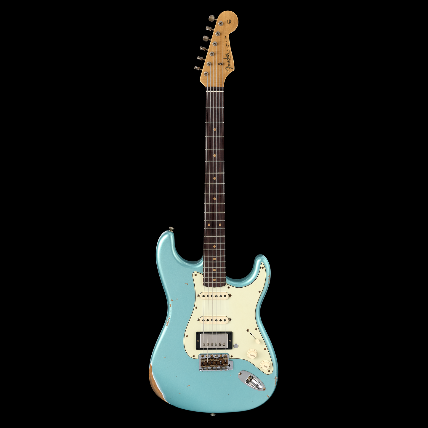 Fender Custom Shop 1959 Stratocaster RI Limited Edition HSS Relic - Daphne Blue Metallic