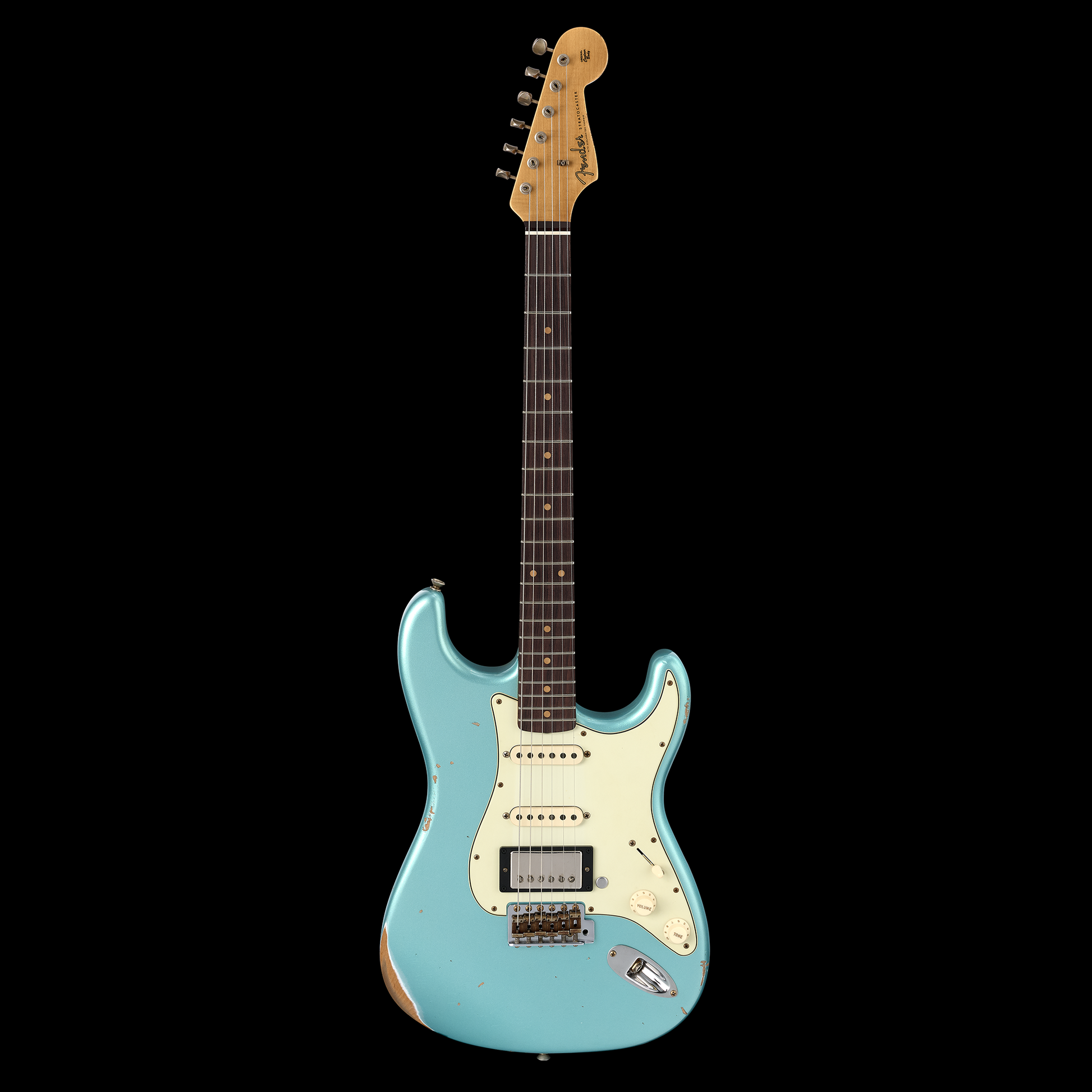 Fender Custom Shop 1959 Stratocaster RI Limited Edition HSS Relic - Daphne Blue Metallic