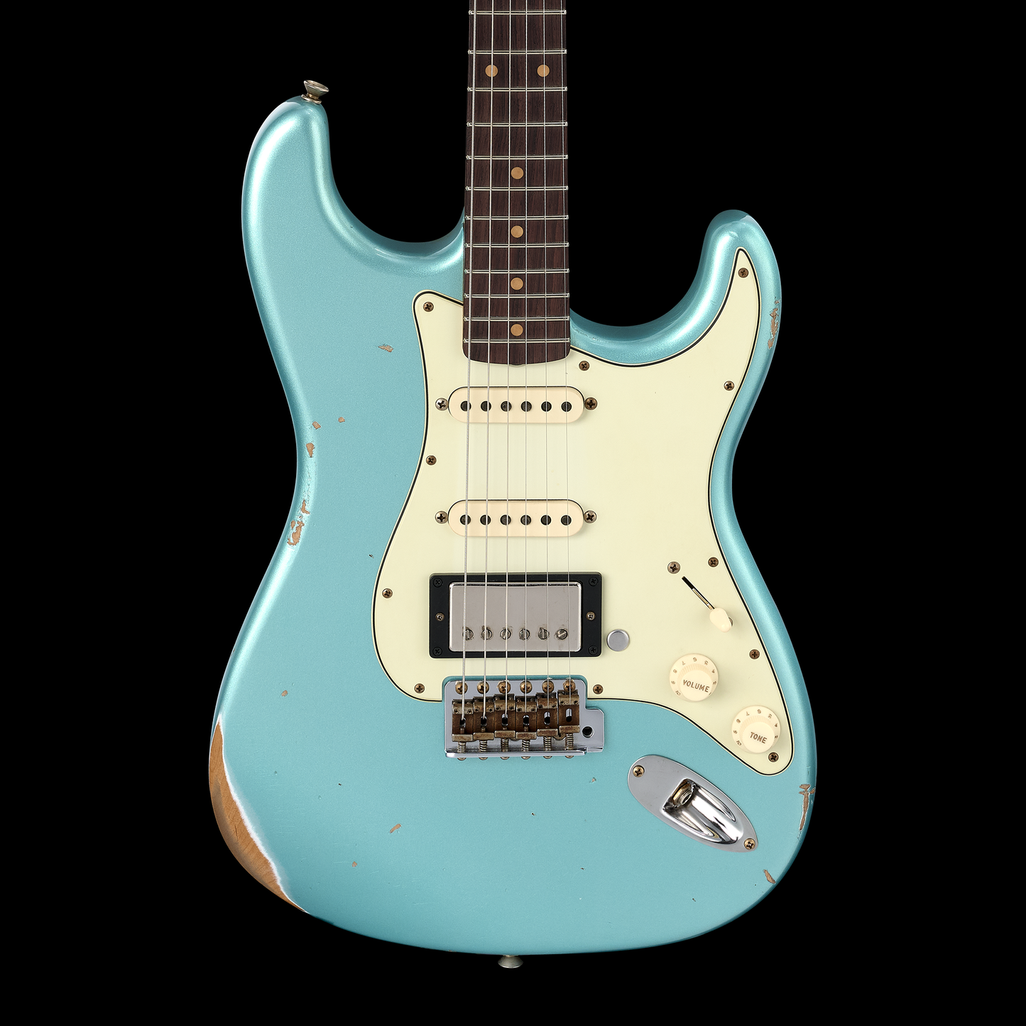 Fender Custom Shop 1959 Stratocaster RI Limited Edition HSS Relic - Daphne Blue Metallic