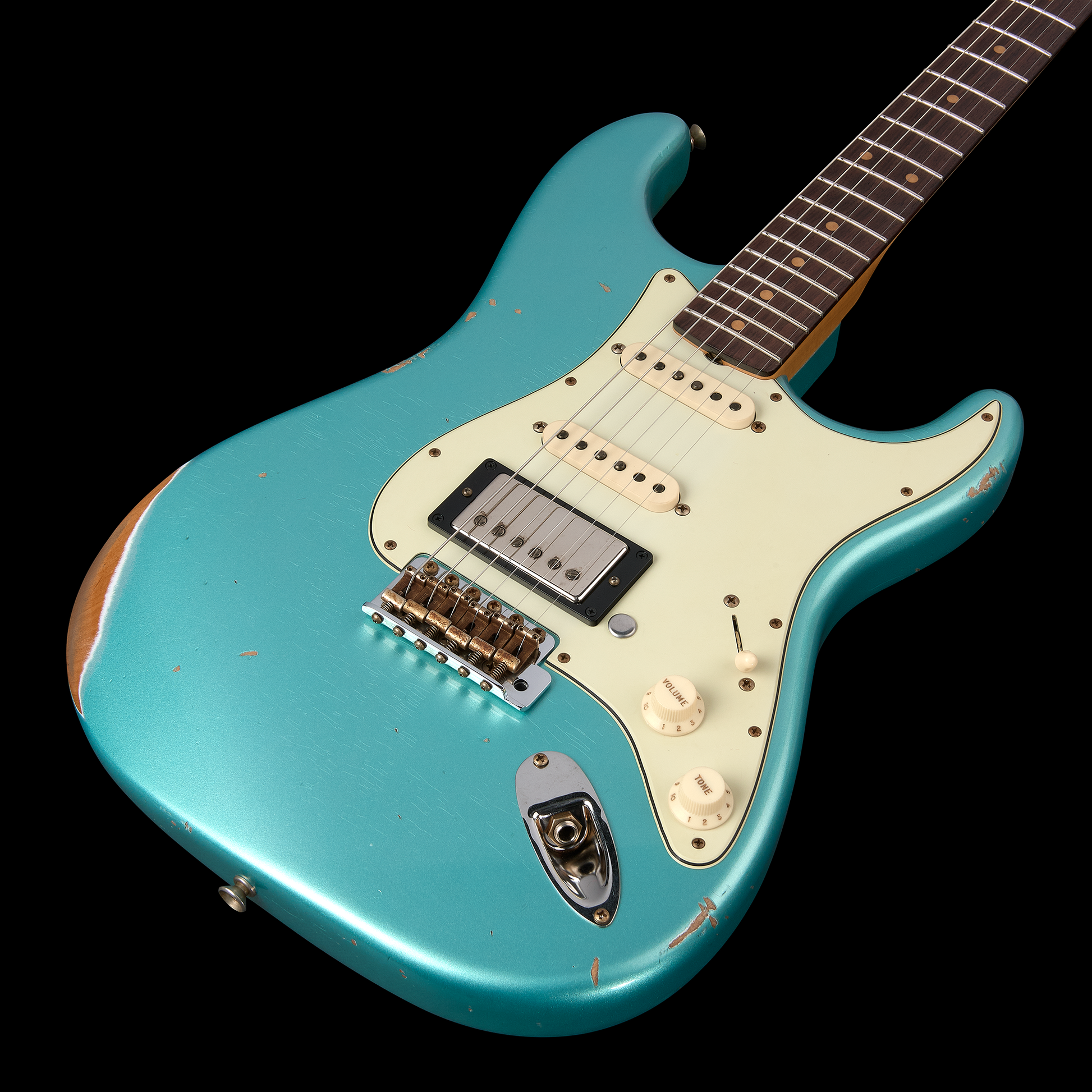 Fender Custom Shop 1959 Stratocaster RI Limited Edition HSS Relic - Daphne Blue Metallic