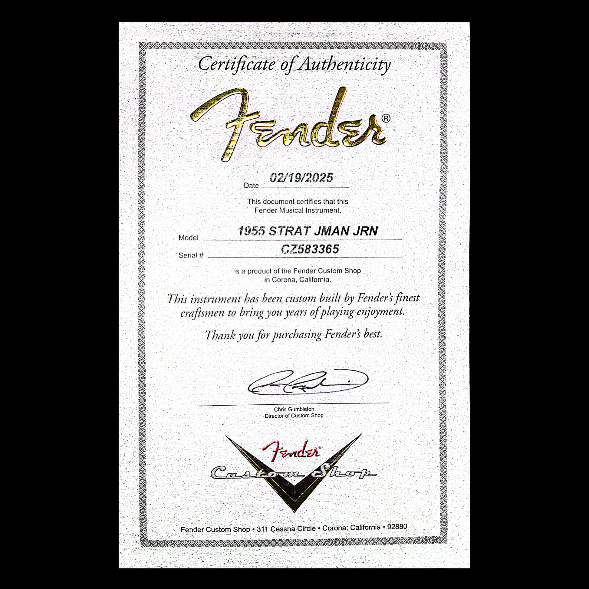 Fender Custom Shop 1955 Stratocaster Compound Radius Journeyman Relic - Aged 2-Tone Sunburst