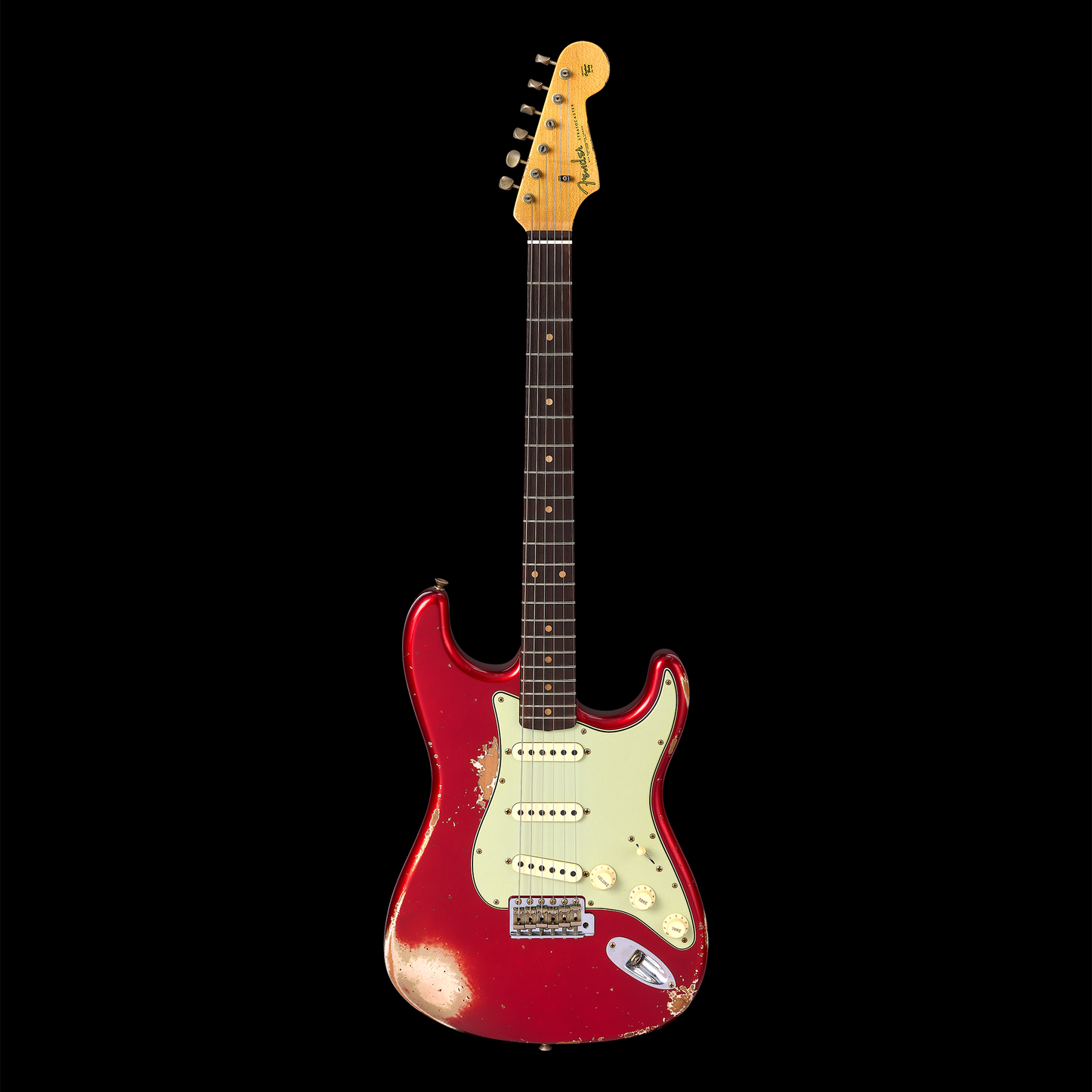 Fender Custom Shop 1962 Stratocaster Heavy Relic - Candy Apple Red