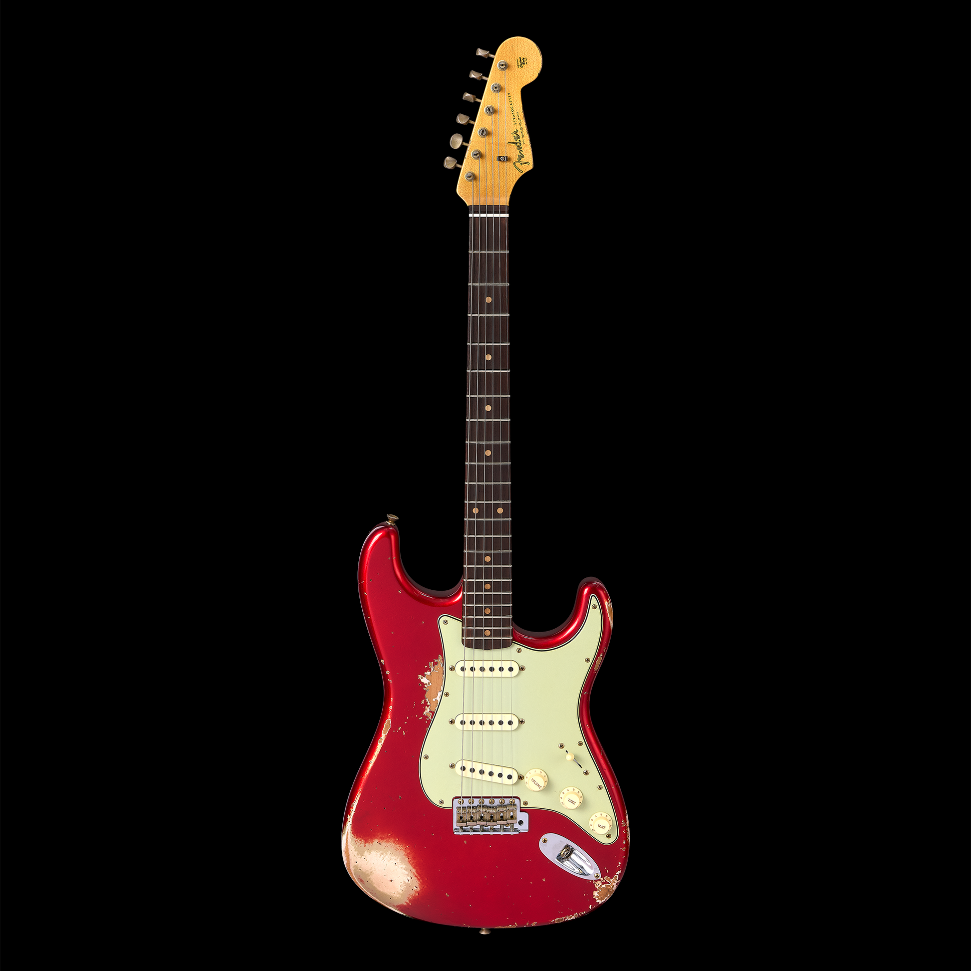 Fender Custom Shop 1962 Stratocaster Heavy Relic - Candy Apple Red