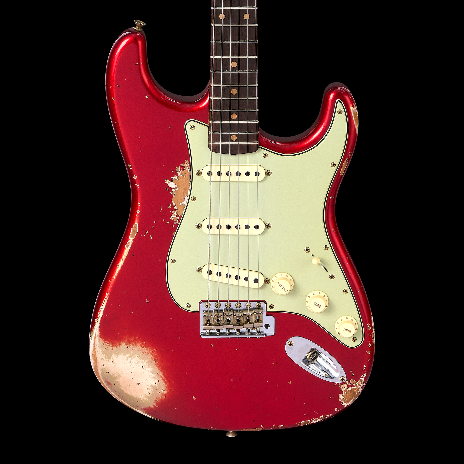 Fender Custom Shop 1962 Stratocaster Heavy Relic - Candy Apple Red