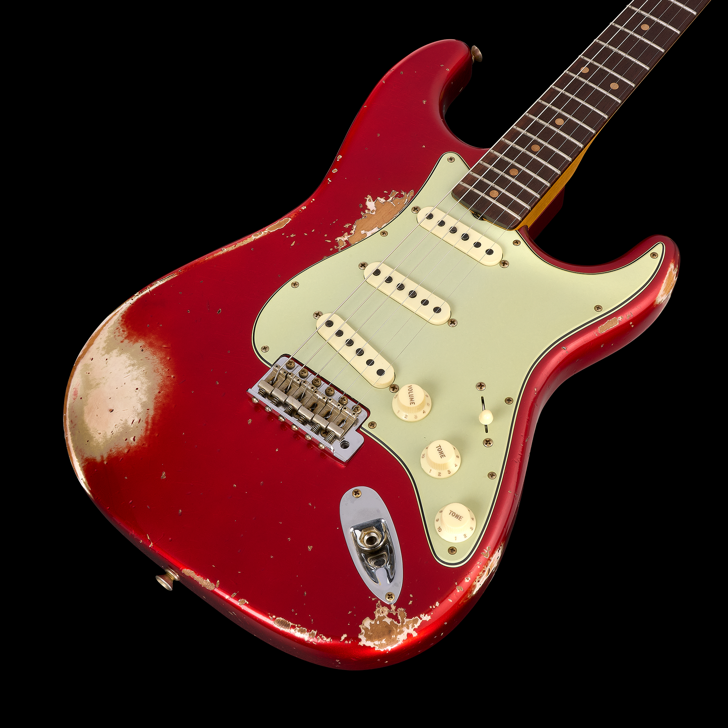 Fender Custom Shop 1962 Stratocaster Heavy Relic - Candy Apple Red