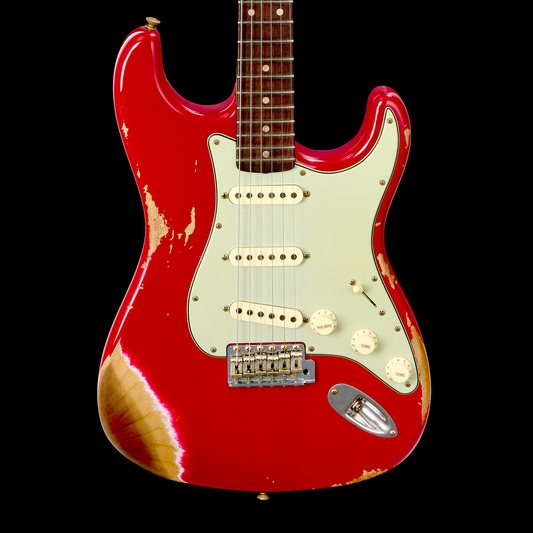 Fender Custom Shop 1962 Stratocaster RW Heavy Relic - Josefina HW Pickups - Dakota Red