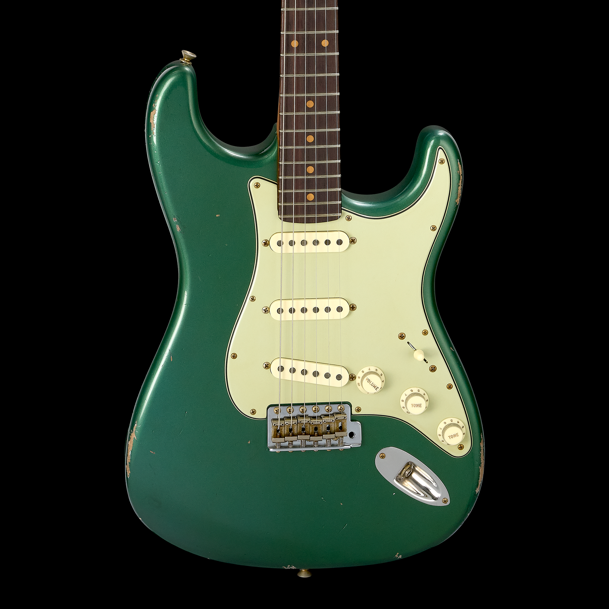 Fender Custom Shop 63 Stratocaster RW Journeyman Master Built Todd Krause - Sherwood Green Metallic