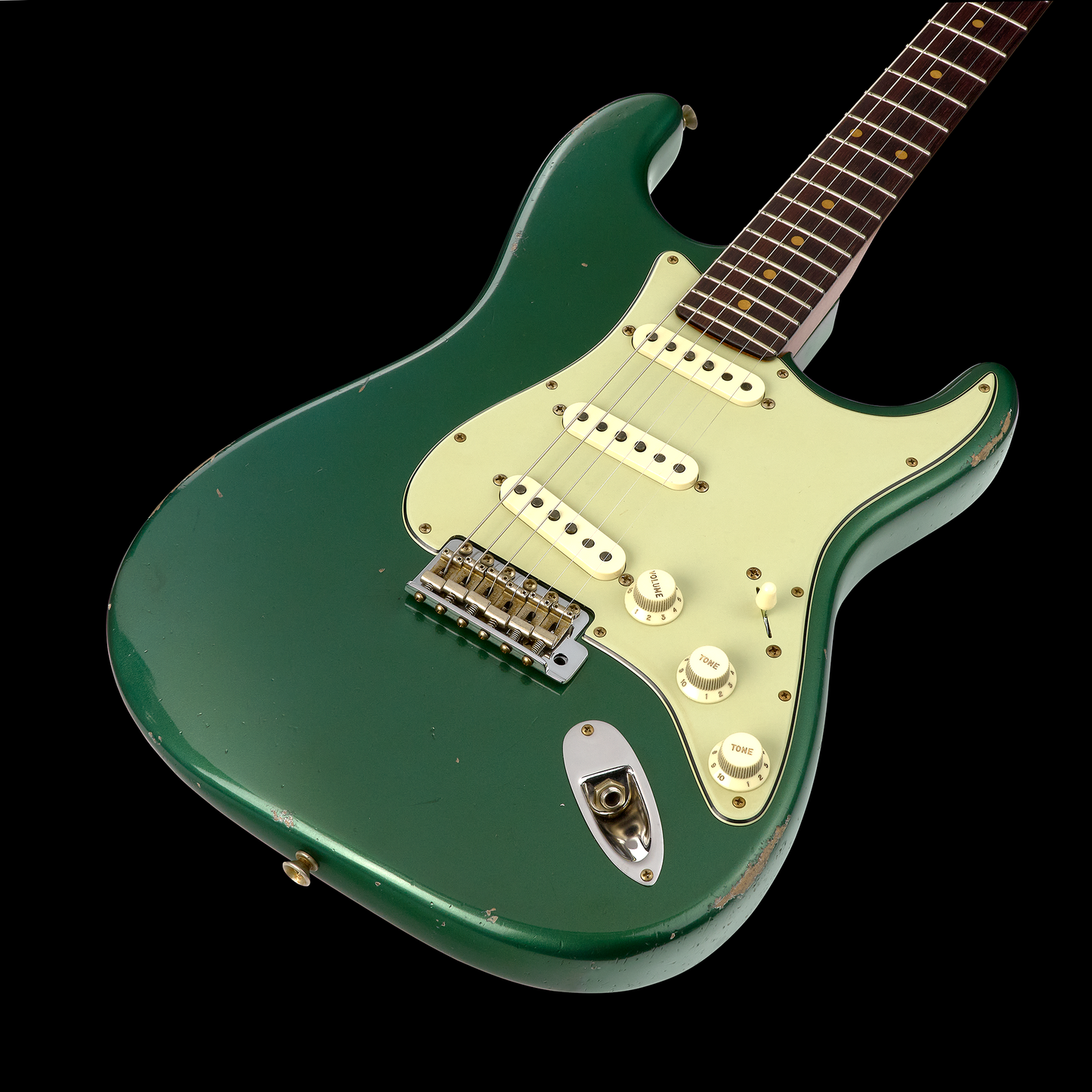 Fender Custom Shop 63 Stratocaster RW Journeyman Master Built Todd Krause - Sherwood Green Metallic