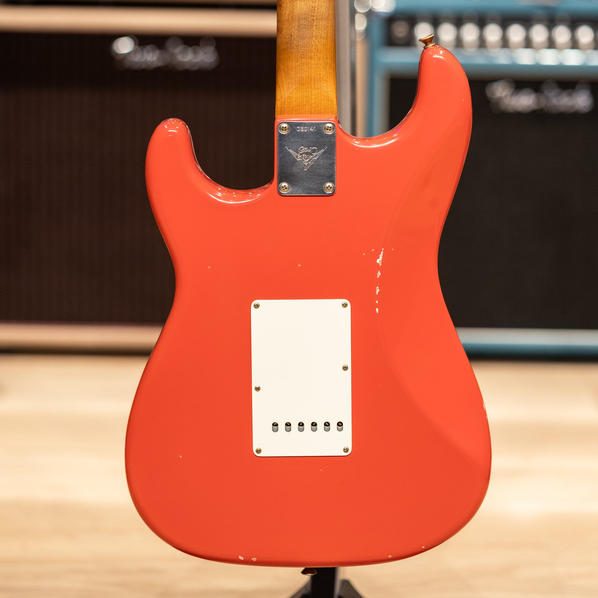 Fender Custom Shop Master Built David Brown Fat '64 Stratocaster - HW Josefina Pickups - Aged Fiesta Red