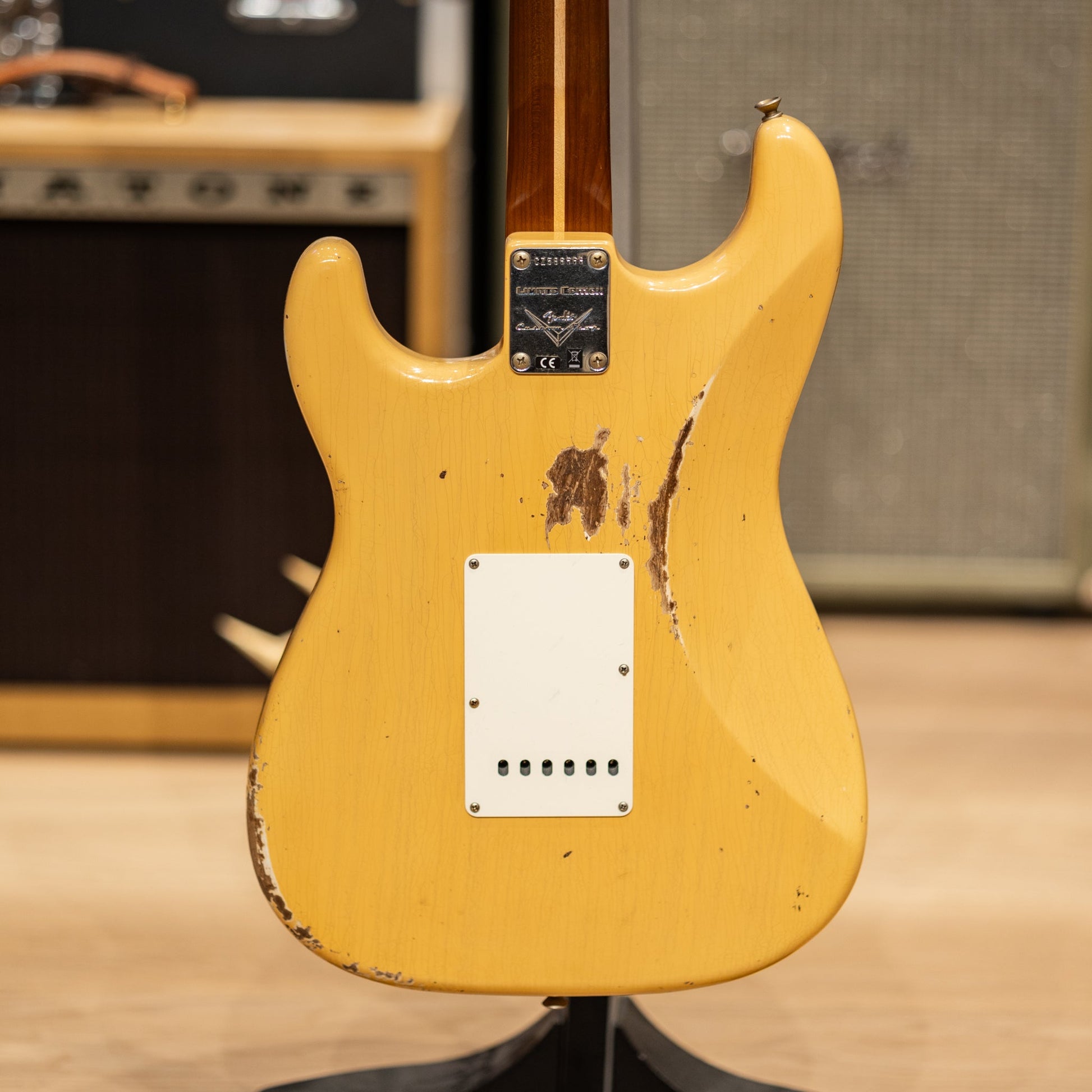 Fender Custom Shop 50's Dualmag II Compound Radius Stratocaster Relic - Aged Nocaster Blonde