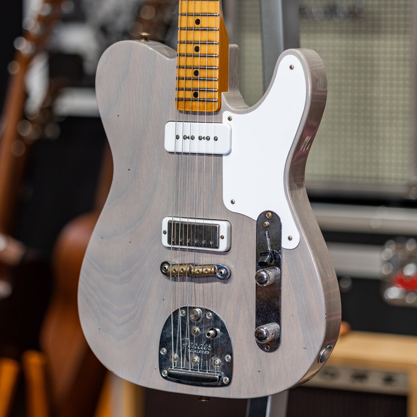 Fender Custom Shop Limited Edition Ocelot Telecaster Journeyman Relic - Dirty White Blonde