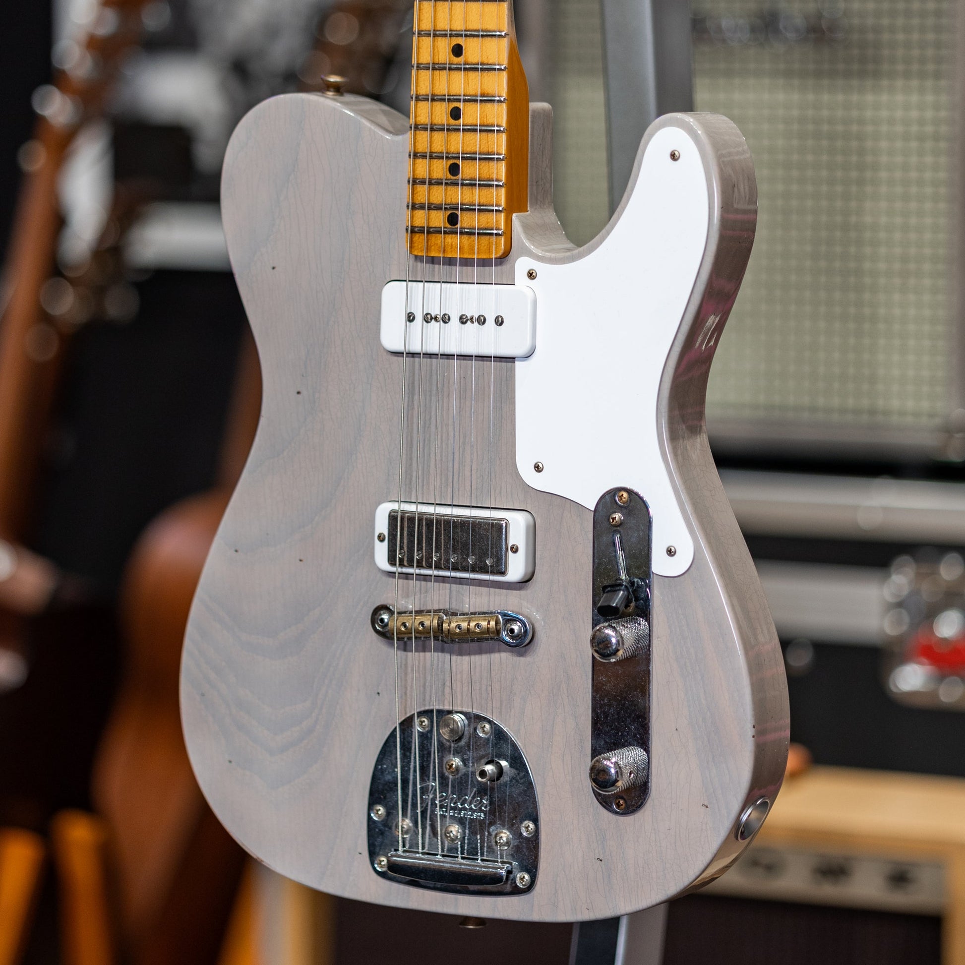Fender Custom Shop Limited Edition Ocelot Telecaster Journeyman Relic - Dirty White Blonde