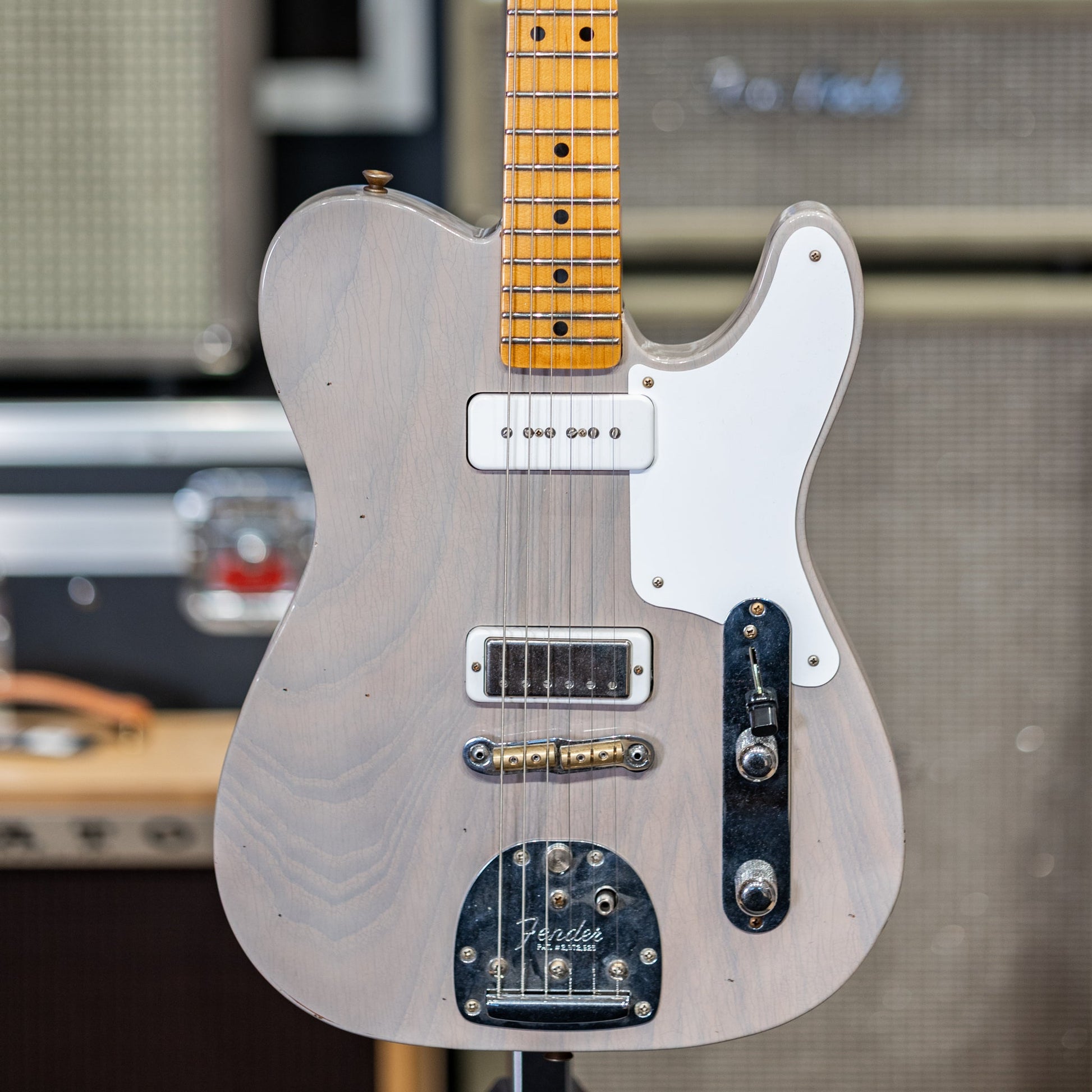 Fender Custom Shop Limited Edition Ocelot Telecaster Journeyman Relic - Dirty White Blonde