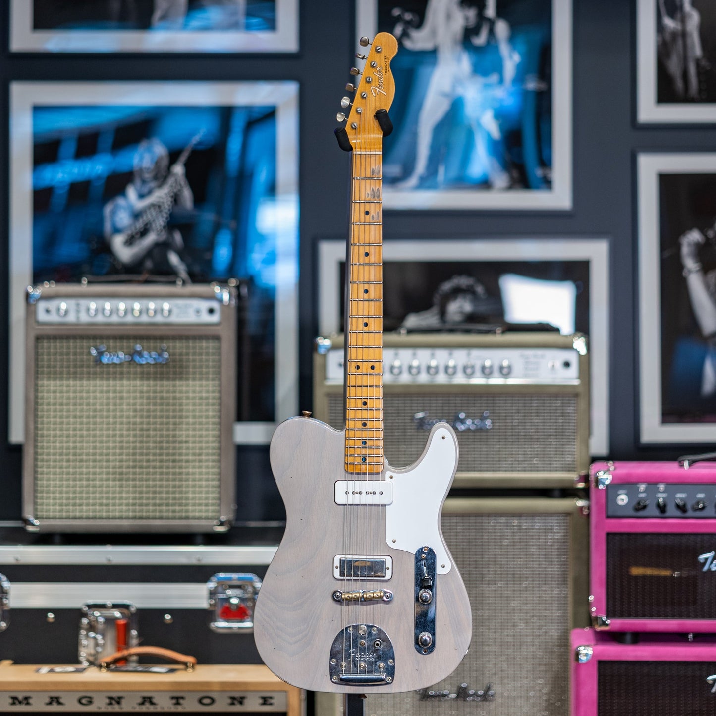 Fender Custom Shop Limited Edition Ocelot Telecaster Journeyman Relic - Dirty White Blonde