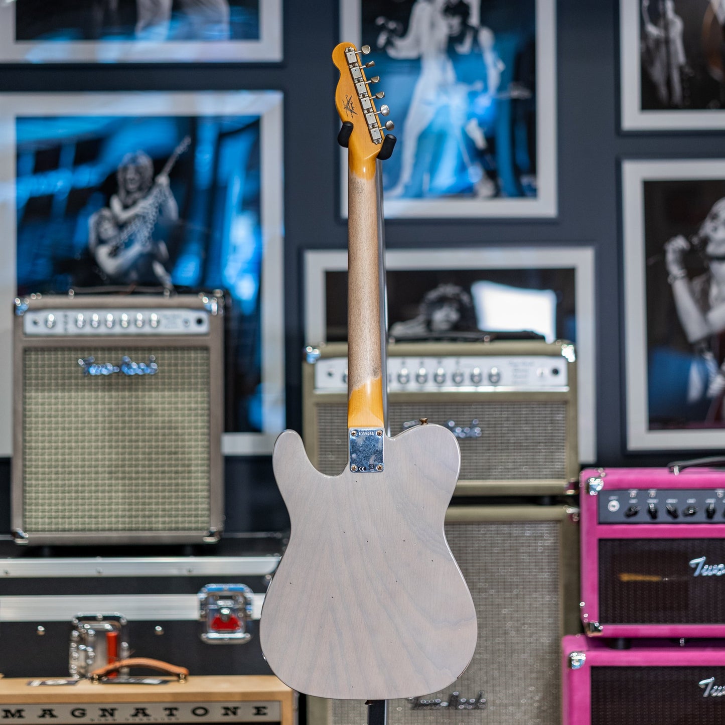Fender Custom Shop Limited Edition Ocelot Telecaster Journeyman Relic - Dirty White Blonde