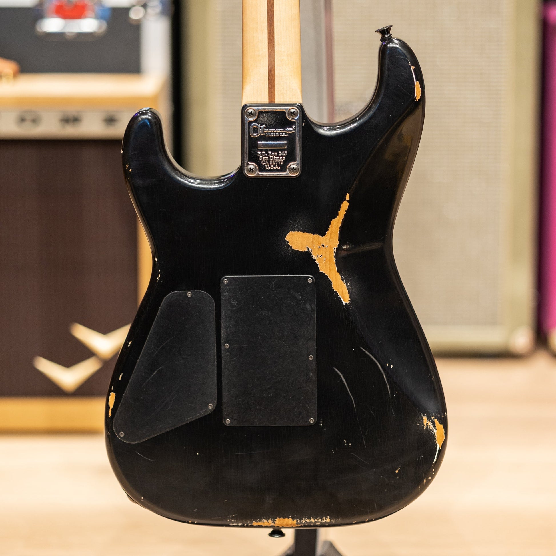 Charvel Custom Shop Masterbuilt Red Dave San Dimas 1H - Nitro Aged Black