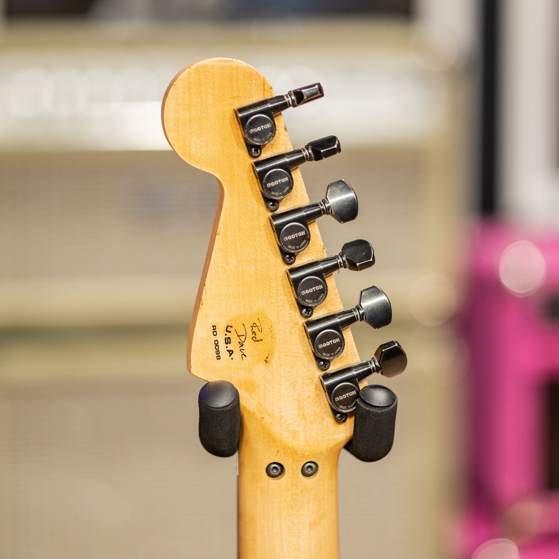 Charvel Custom Shop Masterbuilt Red Dave San Dimas 1H - Nitro Aged Black