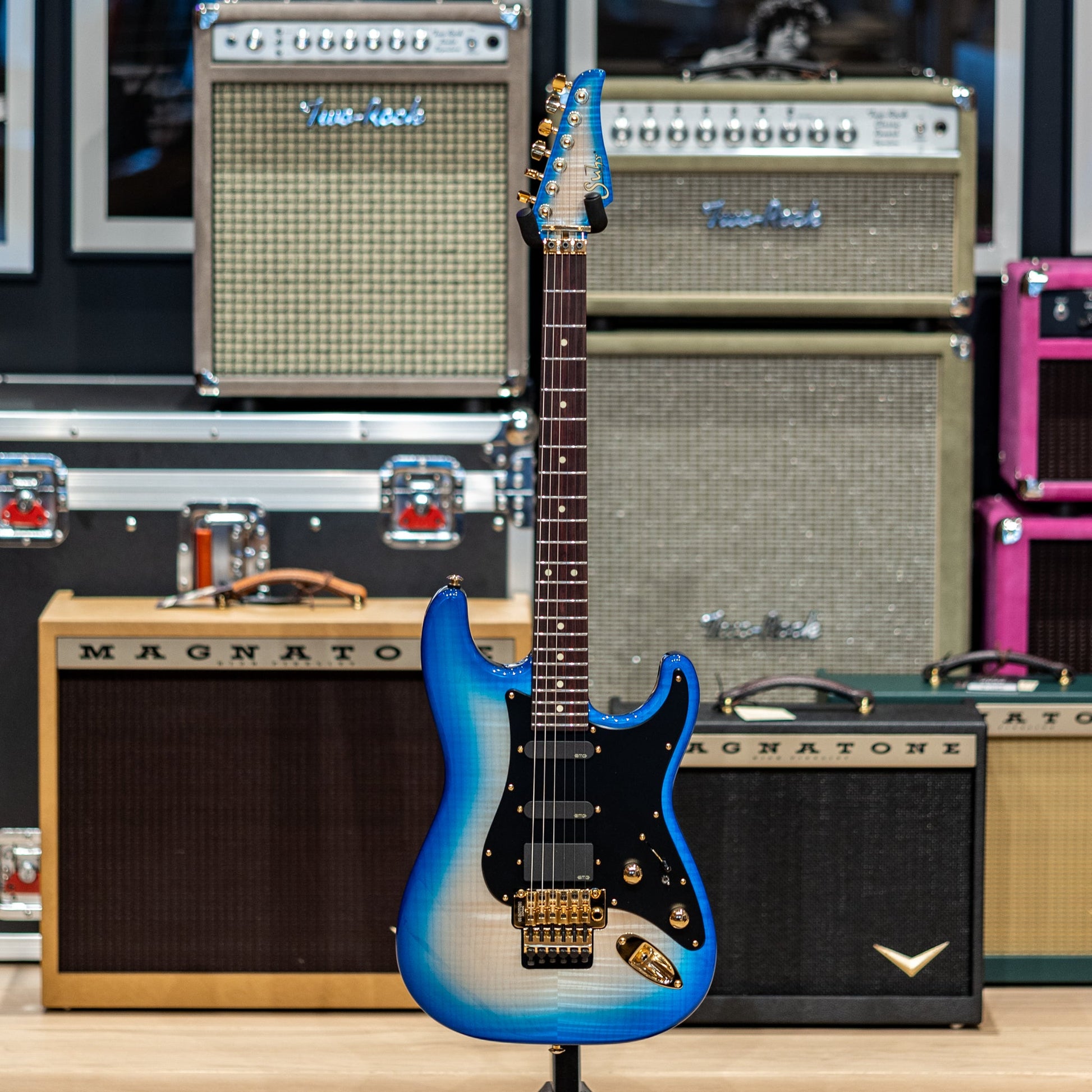 Suhr Classic S Studio Limited Edition - Blue Burst