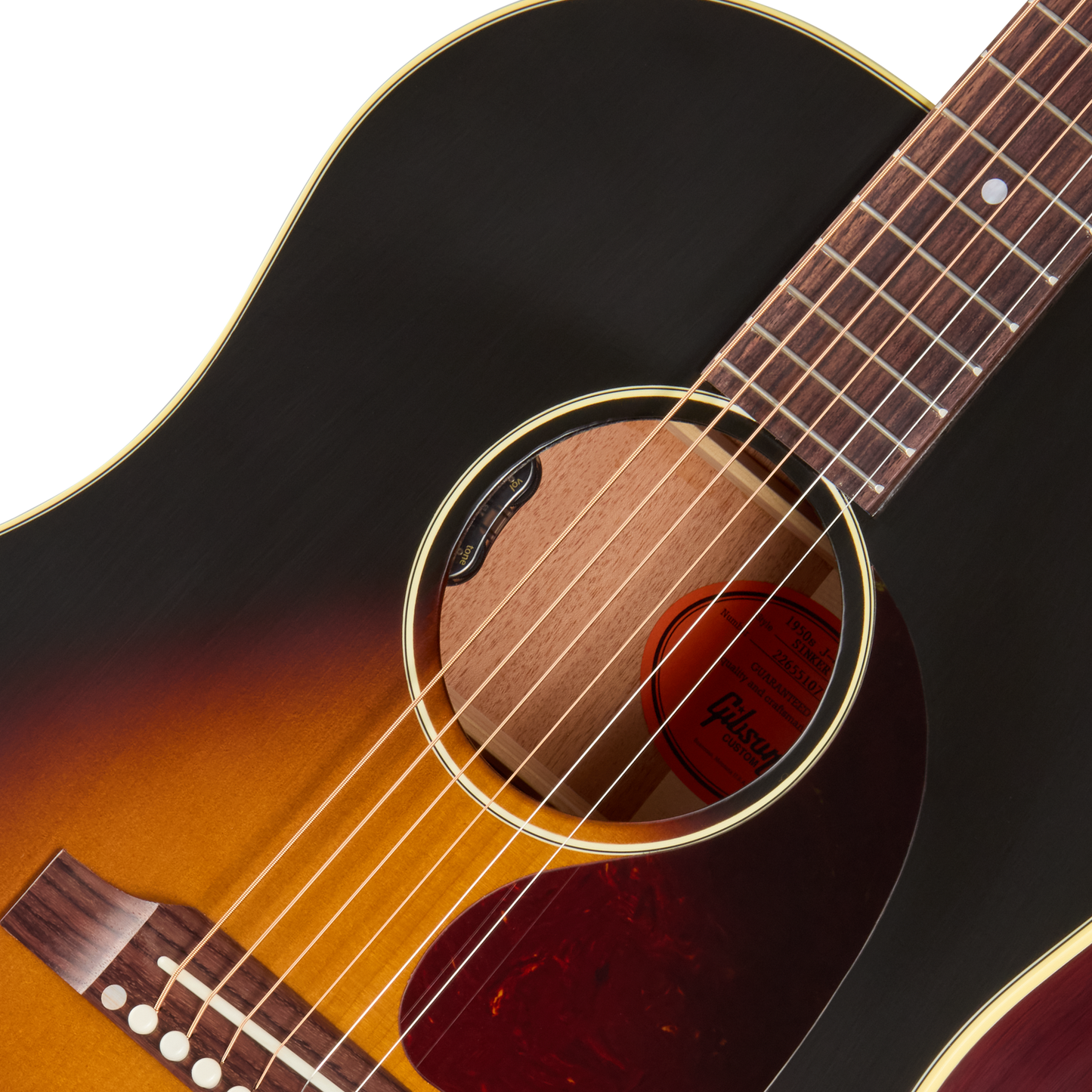 Gibson Custom J-45 50s Sinker Mahogany with HiFi, VOS, Vintage Sunburst