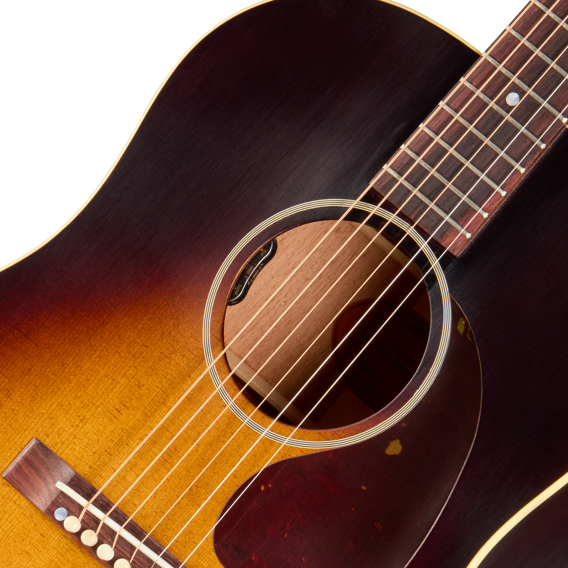 Gibson Custom 1942 Banner J-45 Reissue with HiFi, Ultra Light Aged, Vintage Sunburst
