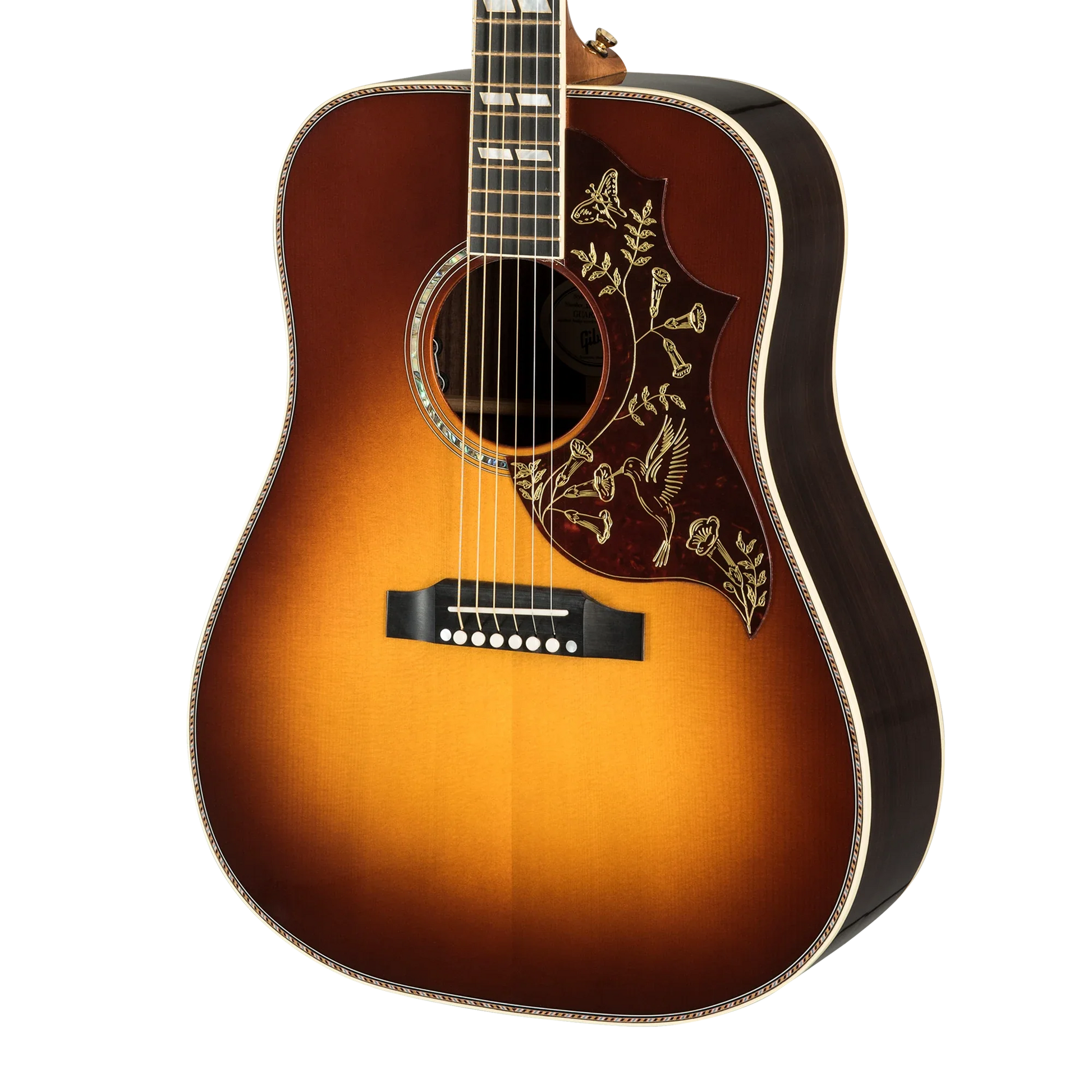 Gibson Custom Hummingbird Deluxe Rosewood, Rosewood Burst