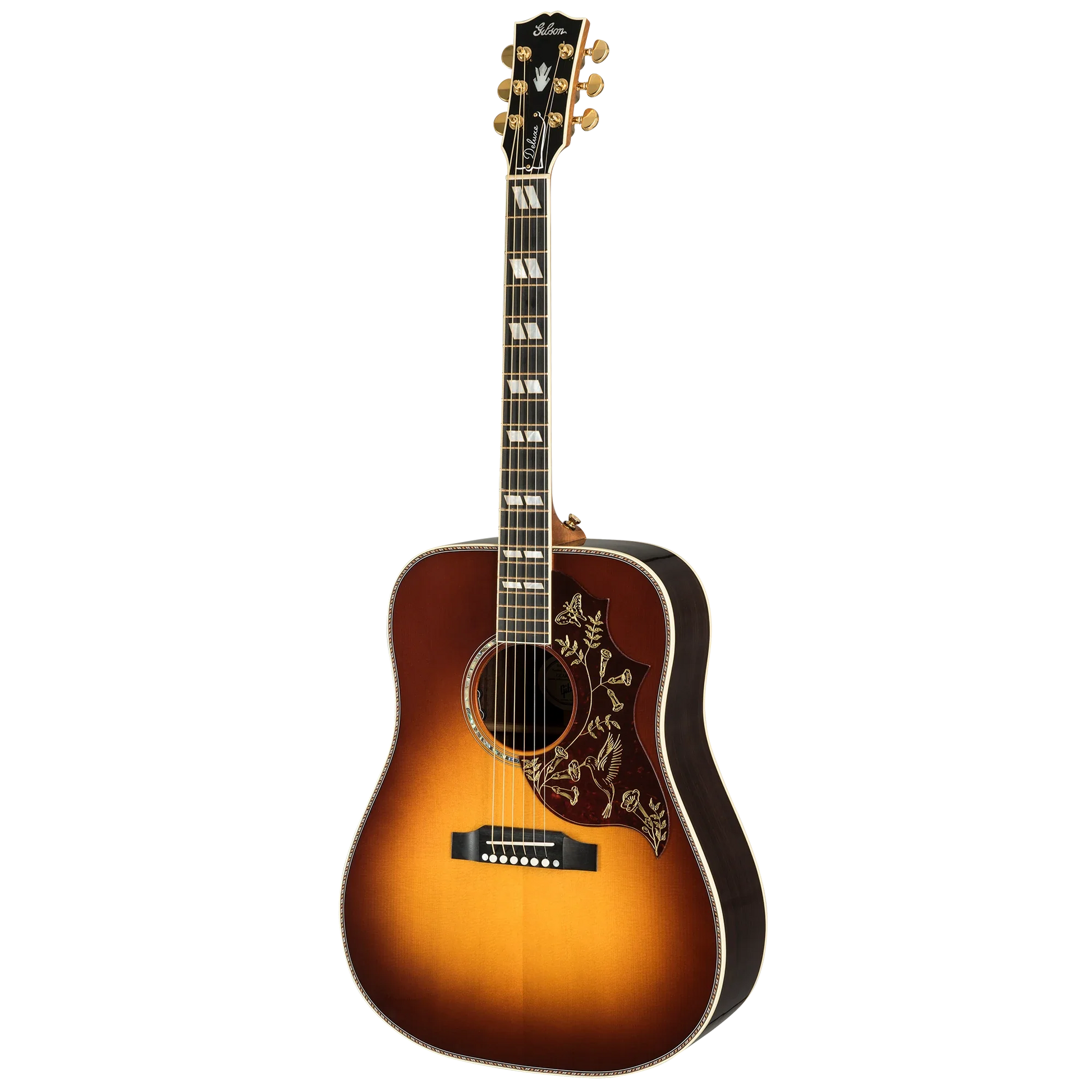Gibson Custom Hummingbird Deluxe Rosewood, Rosewood Burst